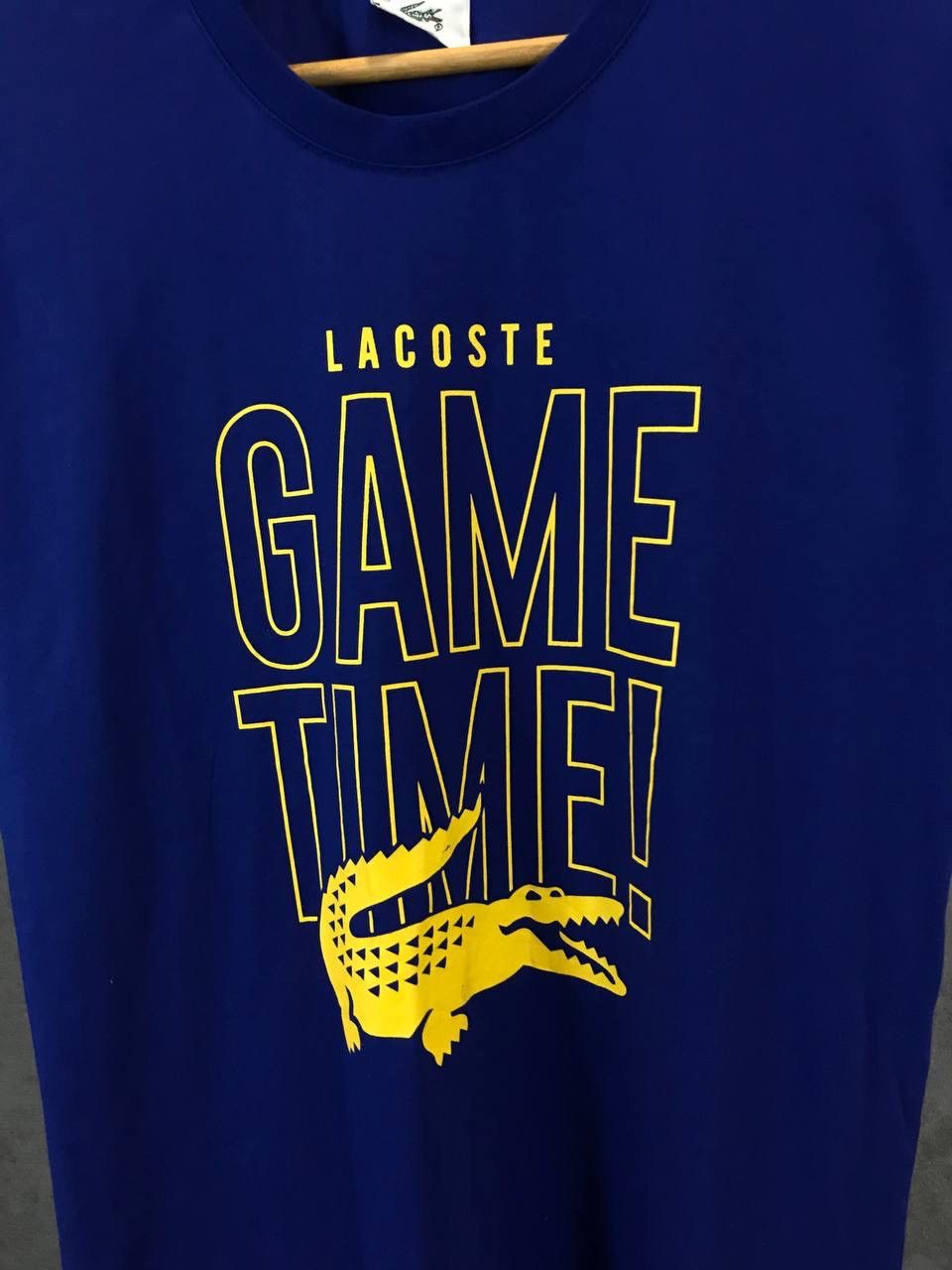 Lacoste Lacoste game time luxury streetwear tee Size US M / EU 48-50 / 2 - 3 Thumbnail