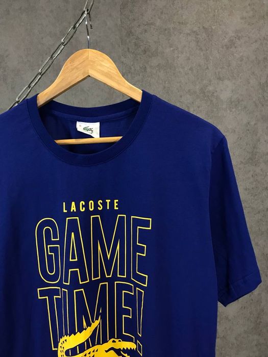 Lacoste game time store t shirt