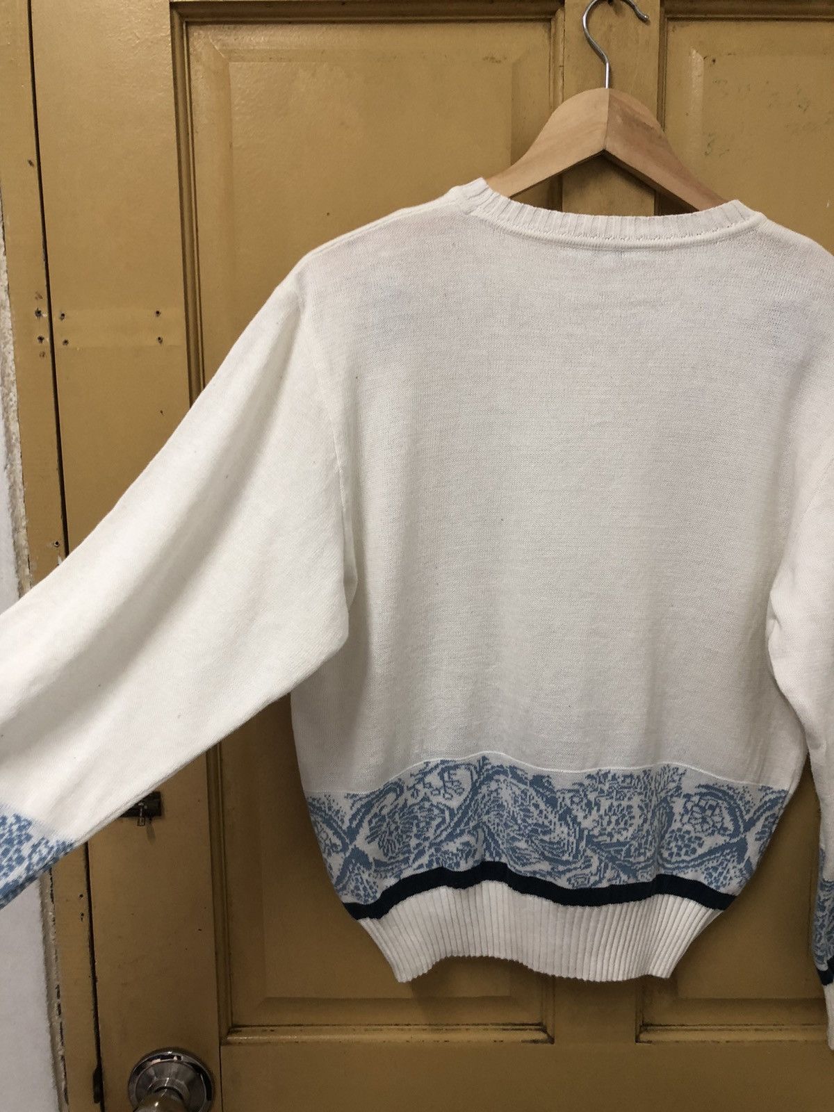 Christian Dior Monsieur Vintage Christian Dior CD Sport Big Logo Knit Pullover Size L / US 10 / IT 46 - 15 Thumbnail