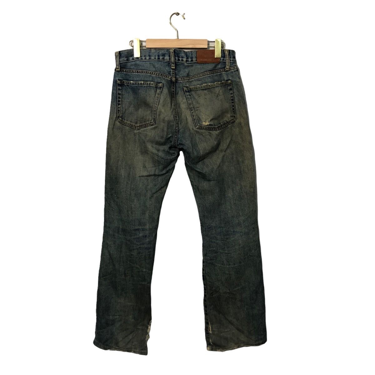 Japanese Brand Vintage Uniqlo Original Basic Distressed Denim Pants W31 Size US 31 - 4 Thumbnail
