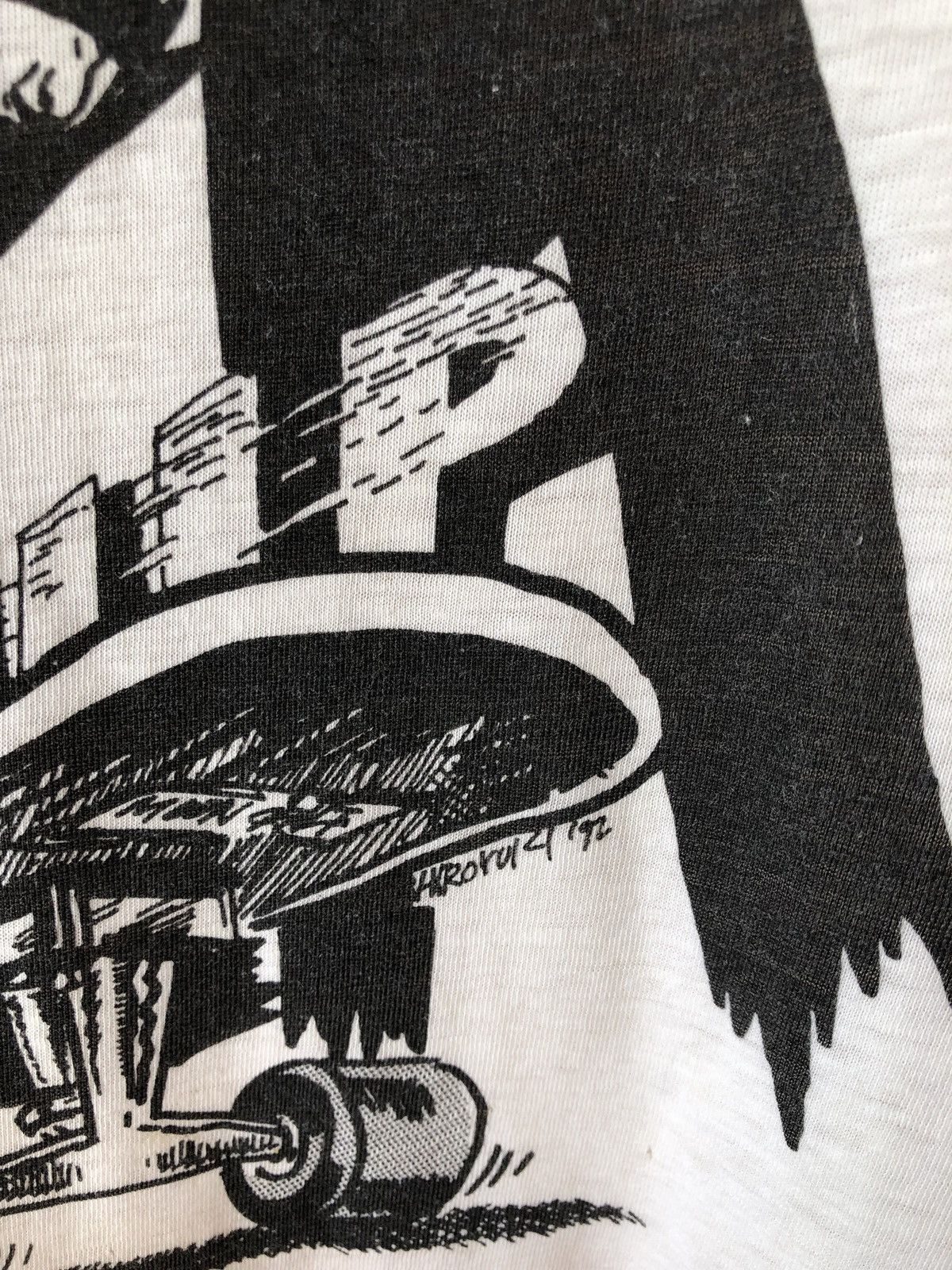 Other Vintage 90s Rare SKATER Tee / Thrasher Zorlac Size US L / EU 52-54 / 3 - 6 Thumbnail