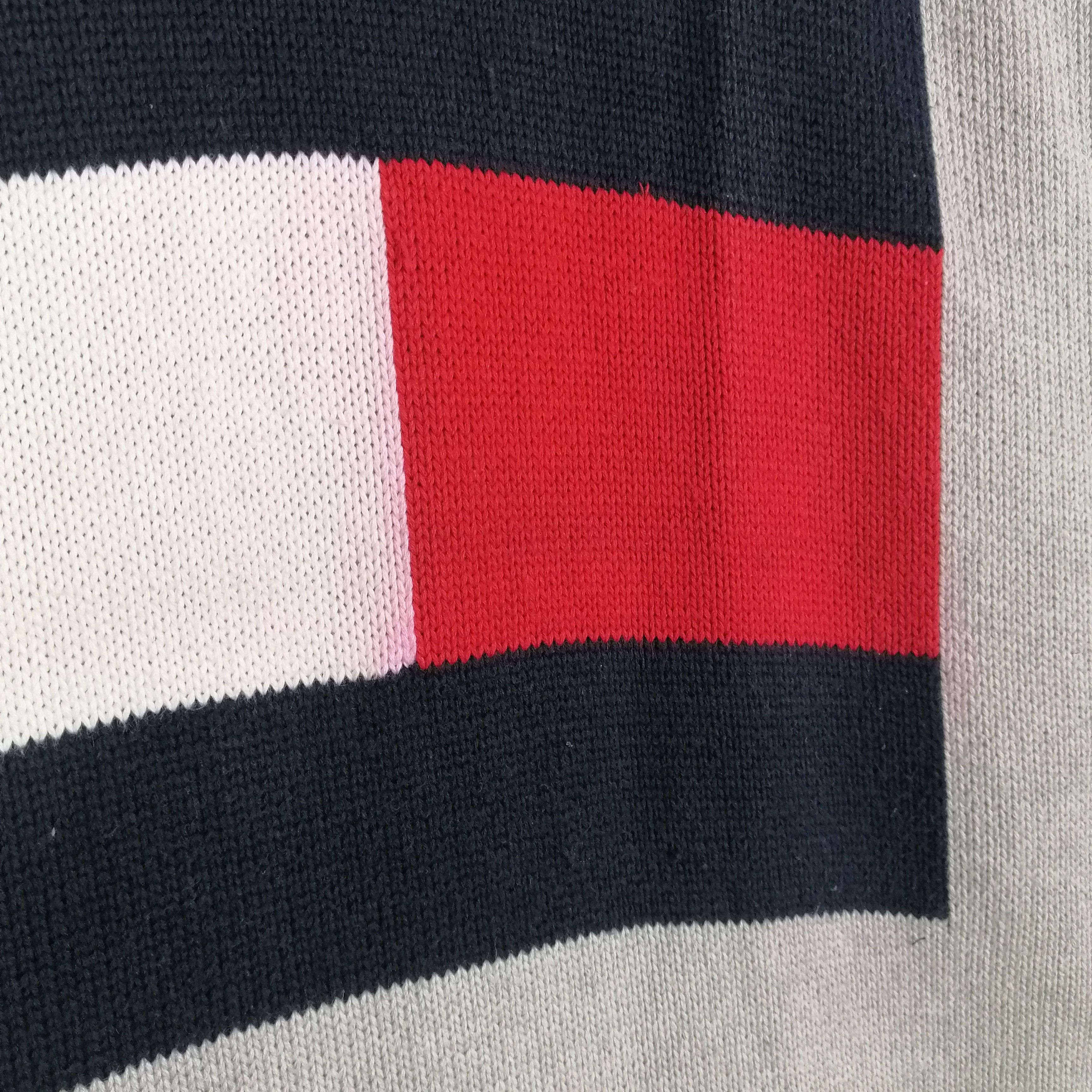 Tommy Hilfiger 🔥Vintage 90s Tommy Hilfiger big logo flag knitwear Size US L / EU 52-54 / 3 - 5 Thumbnail
