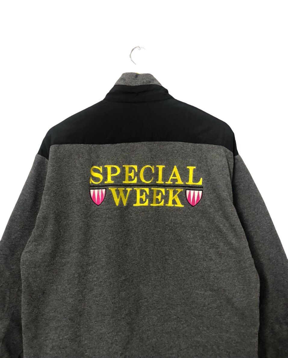Japanese Brand Vintage Special Week Embroidery Big Logo Zipper Ups Jacket Size US XL / EU 56 / 4 - 6 Thumbnail