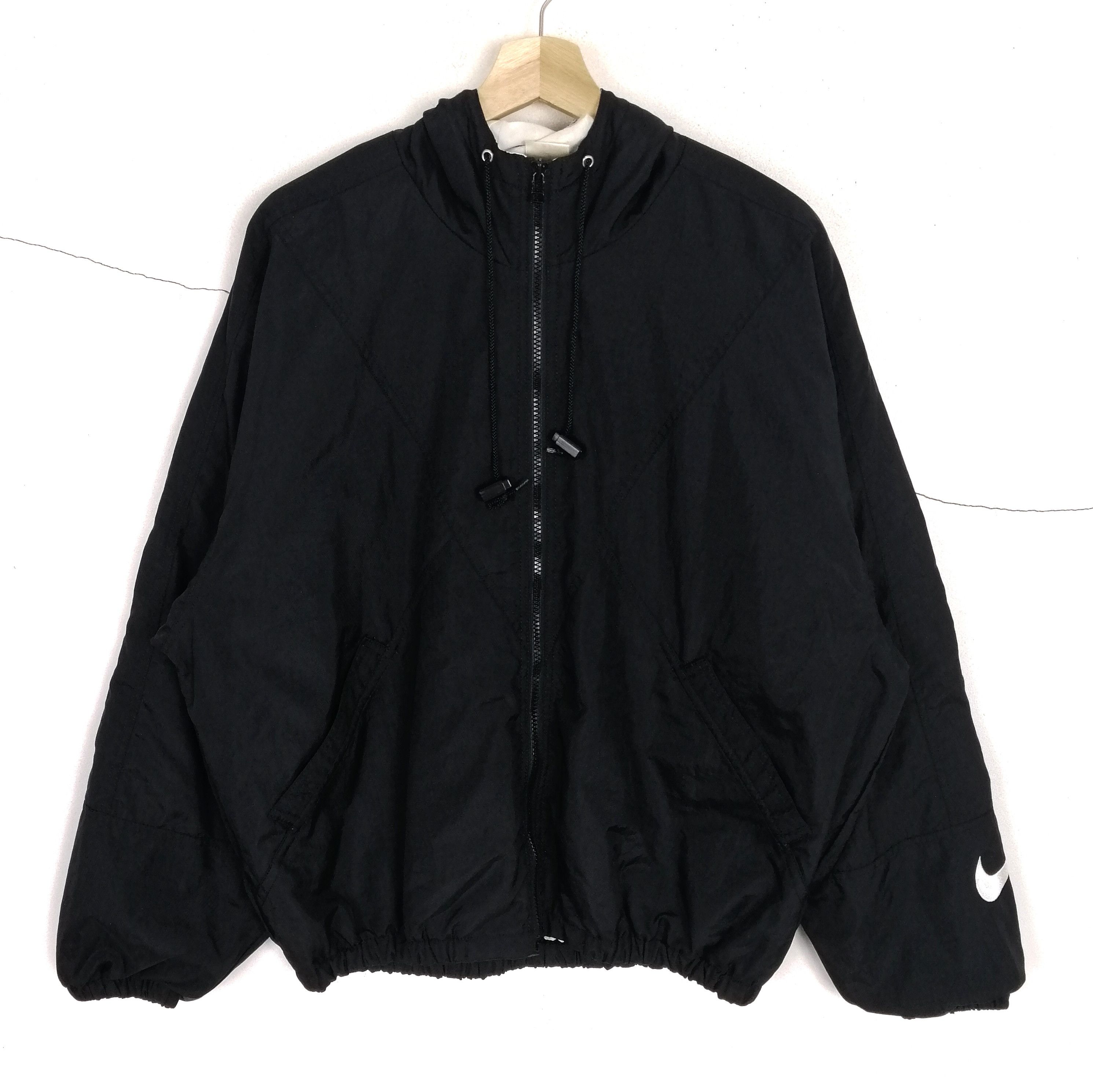 Nike 🔥Vintage 90s Nike hoodie jacket Size US L / EU 52-54 / 3 - 1 Thumbnail