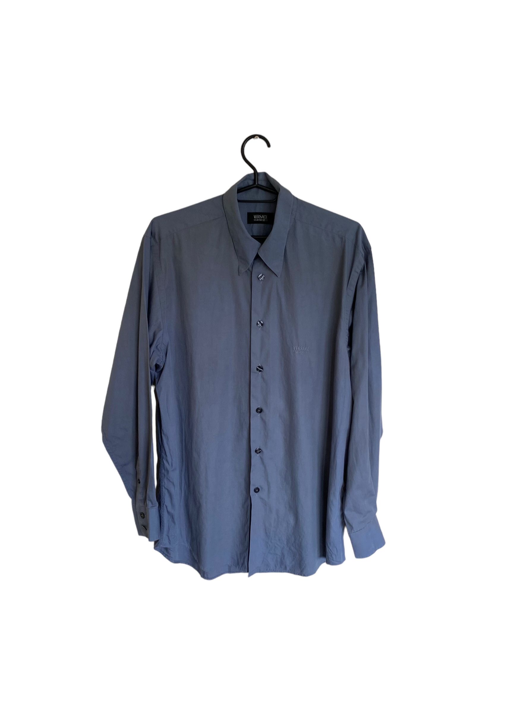 Versace Versace v2 vintage shirt Size 38L - 1 Thumbnail