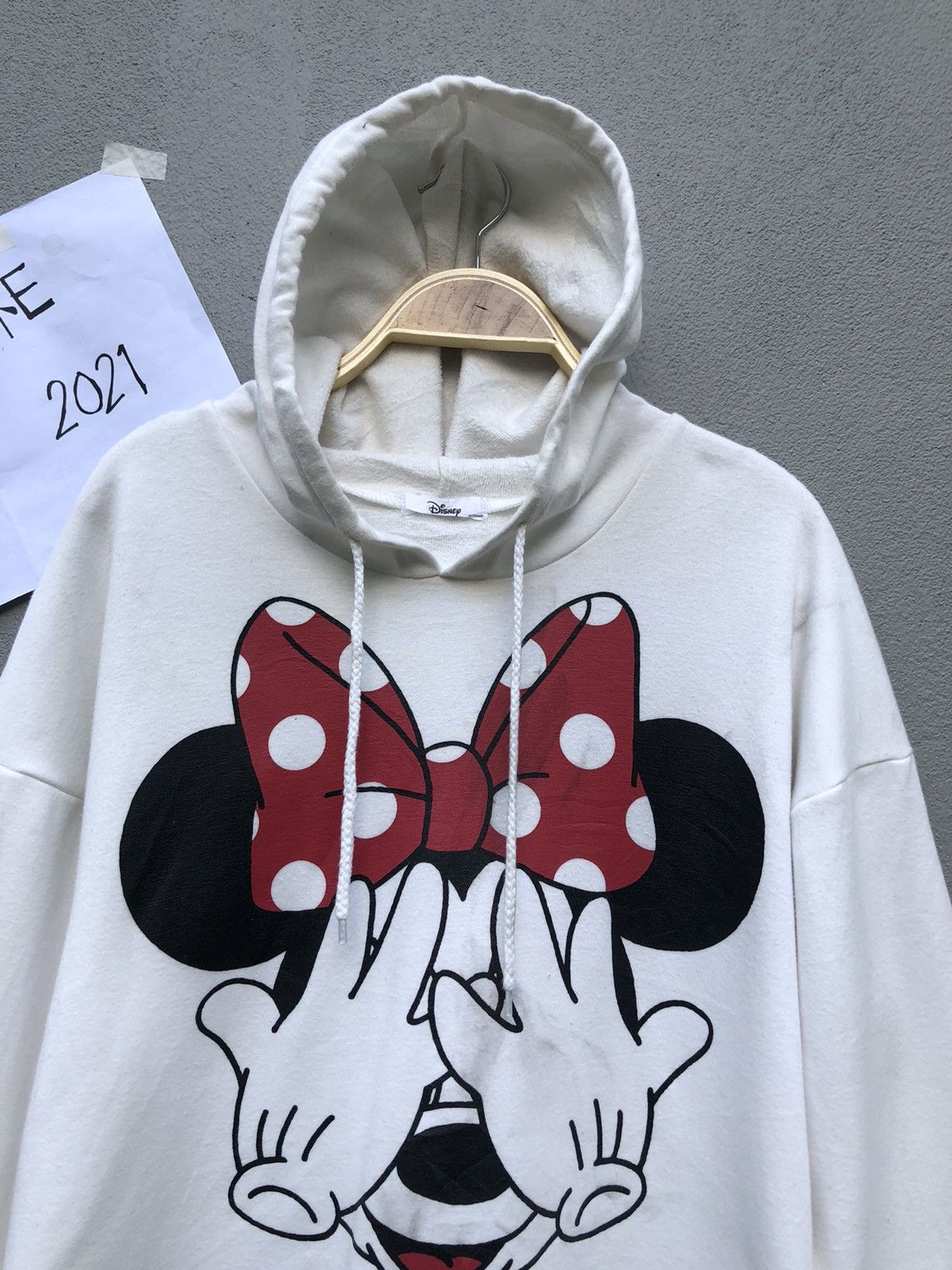 Disney Vintage Disney Miniey Mouse Big Logo Hoodie Sweatshirt Size S / US 4 / IT 40 - 4 Thumbnail