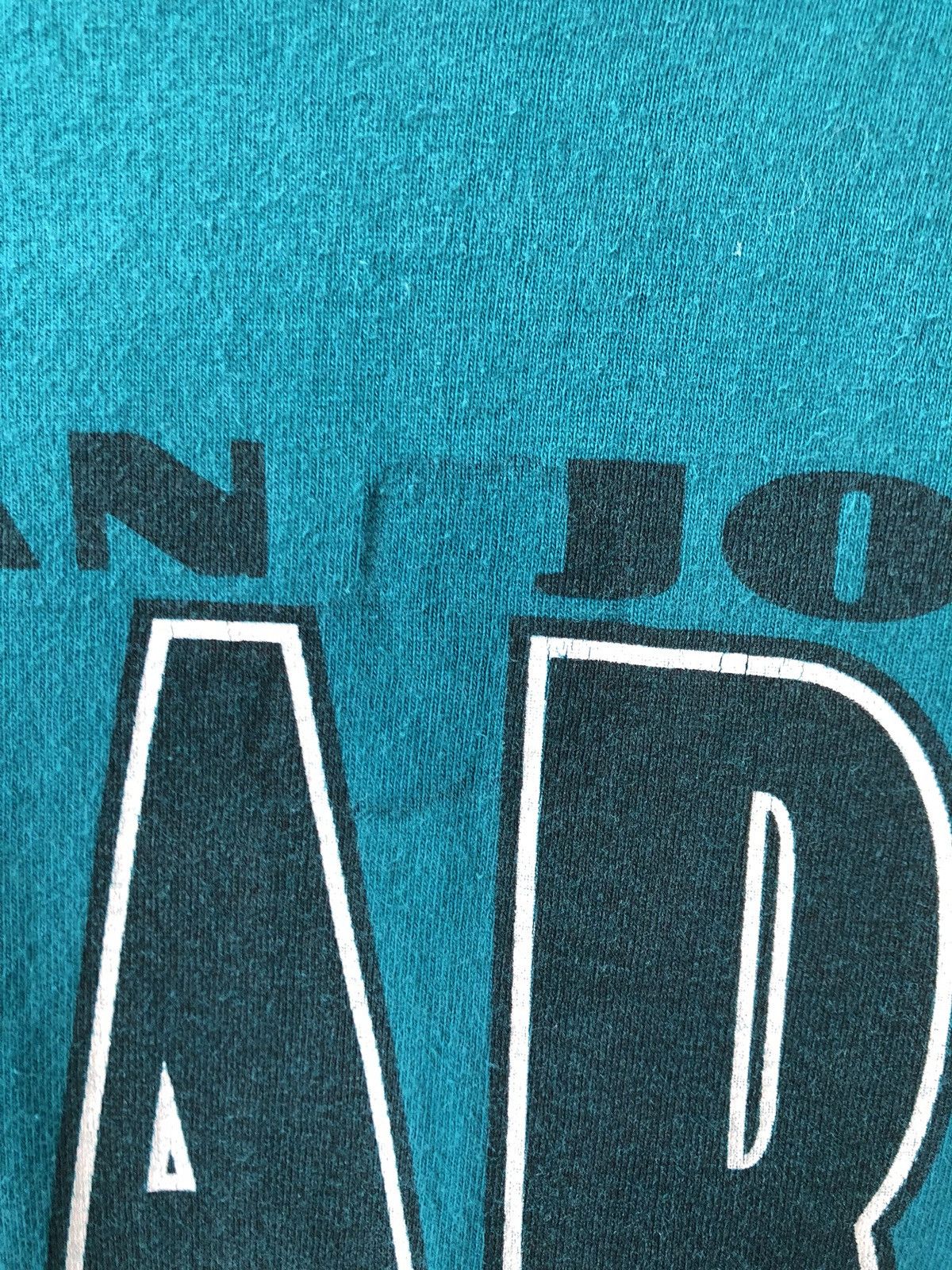Nutmeg × Vintage Vintage 90s SAN JOSE Sharks NHL Tee Size US XL / EU 56 / 4 - 3 Thumbnail