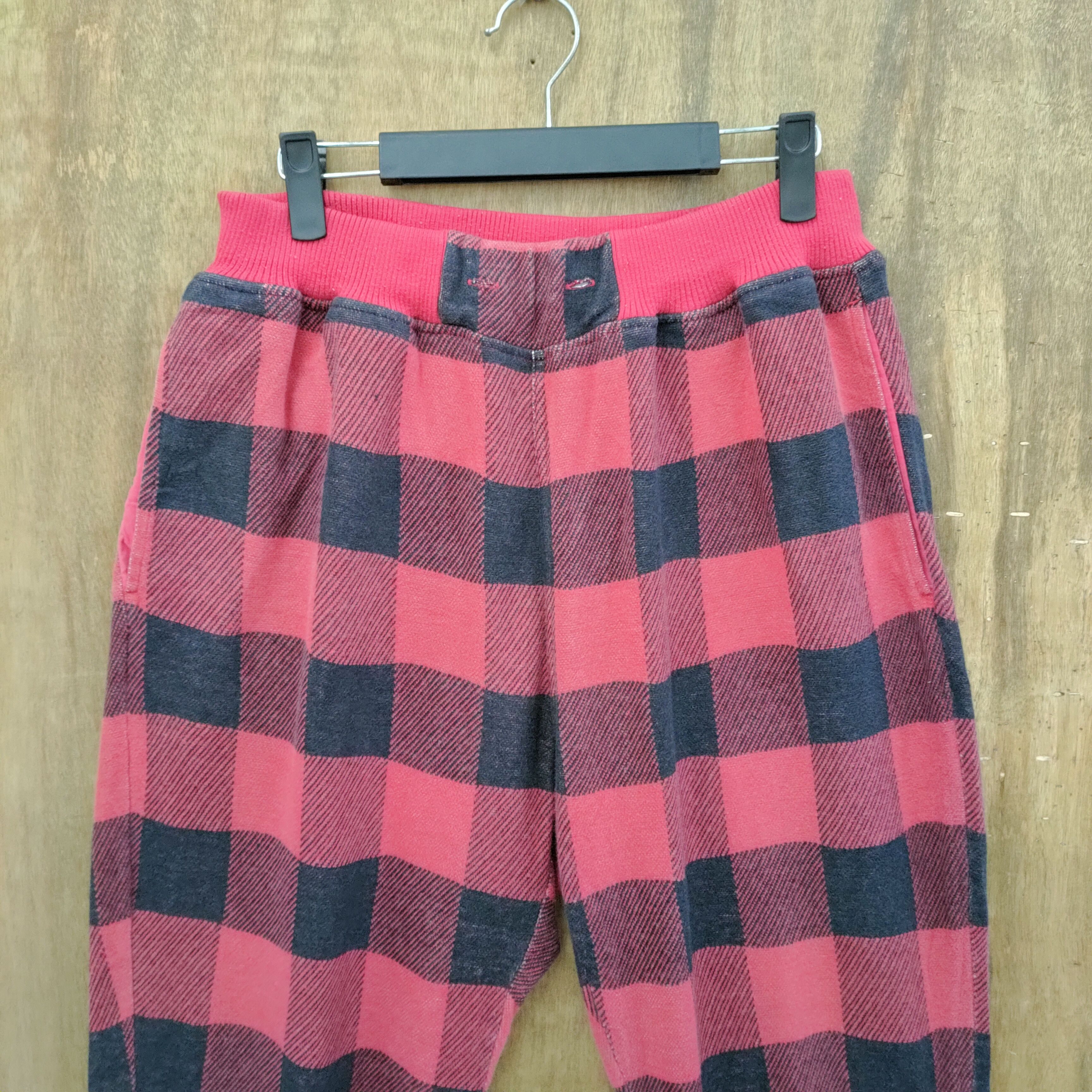 Chums × Flannel × Seditionaries COZY CHUM JOGGER PANTS CHEKERED PLAID/TACTICAL PANTS Size US 30 / EU 46 - 2 Thumbnail