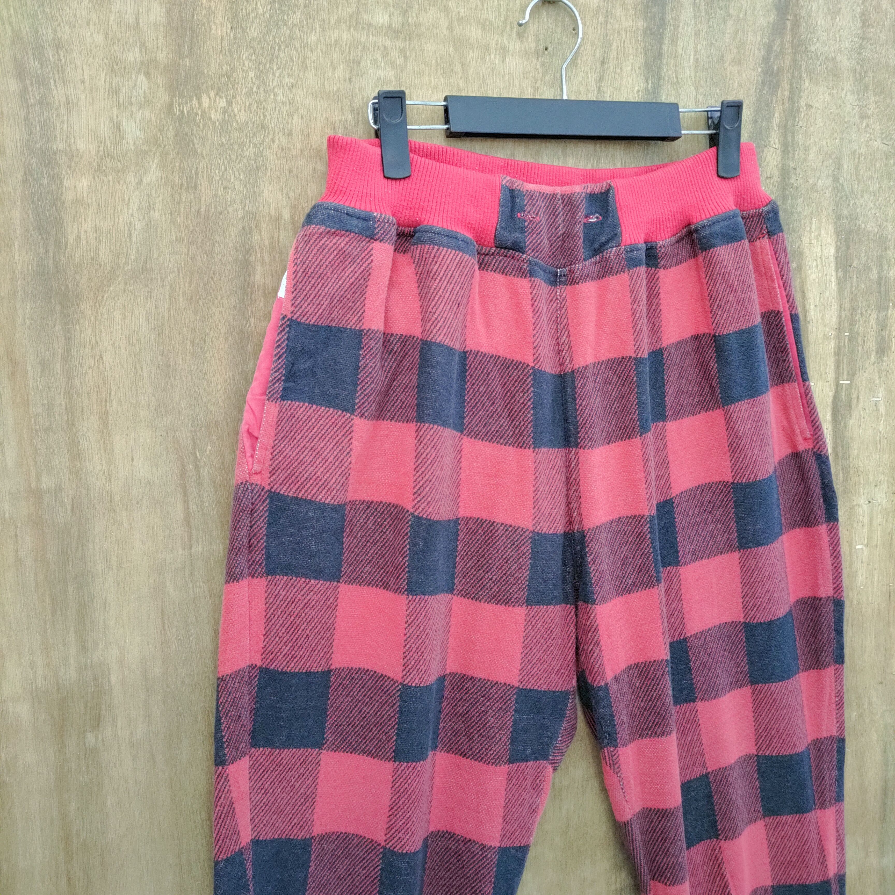 Chums × Flannel × Seditionaries COZY CHUM JOGGER PANTS CHEKERED PLAID/TACTICAL PANTS Size US 30 / EU 46 - 4 Thumbnail