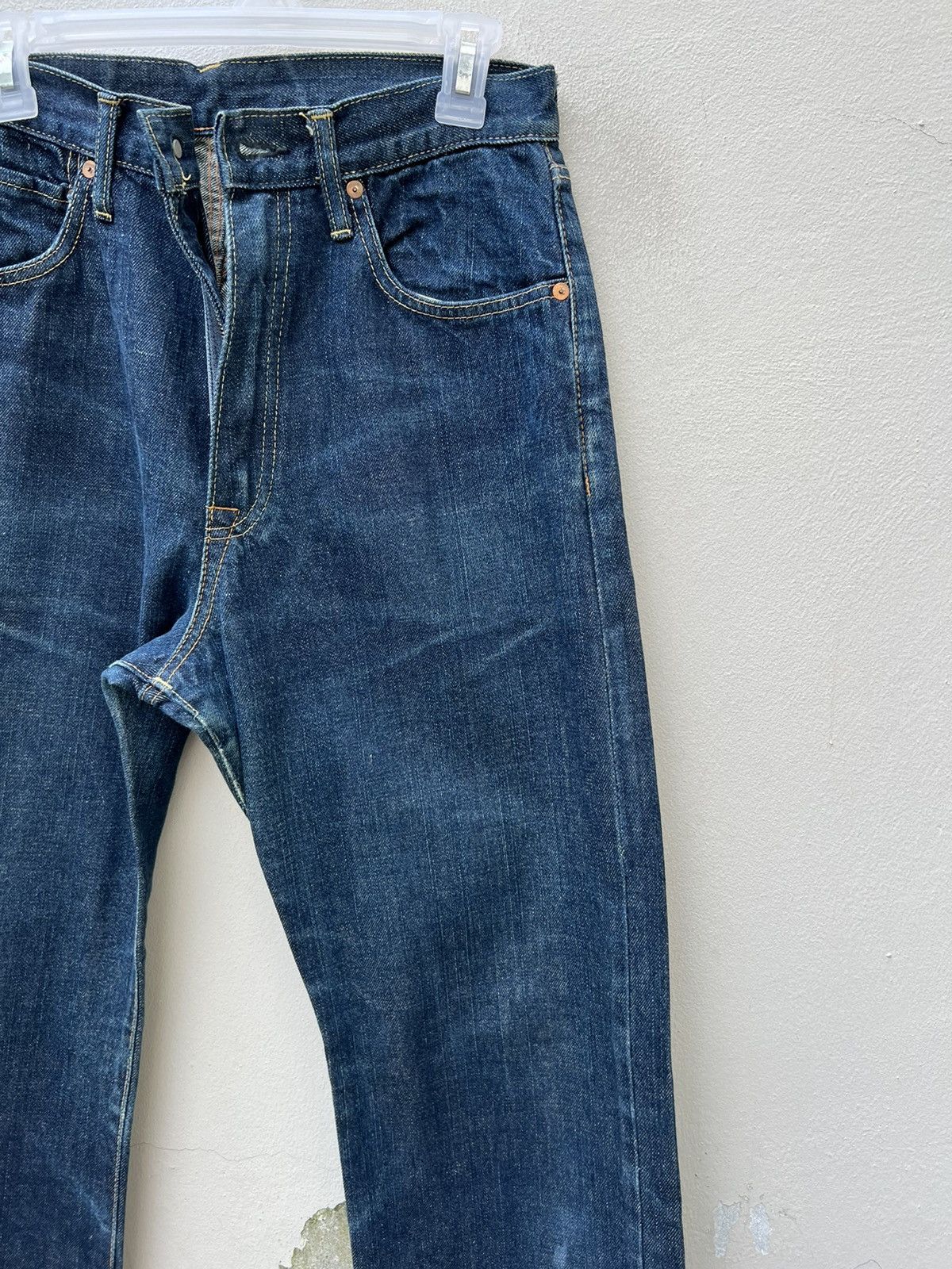 45rpm Vintage 45rpm Japan Blue Cafe Denim Jeans Size US 31 - 11 Thumbnail