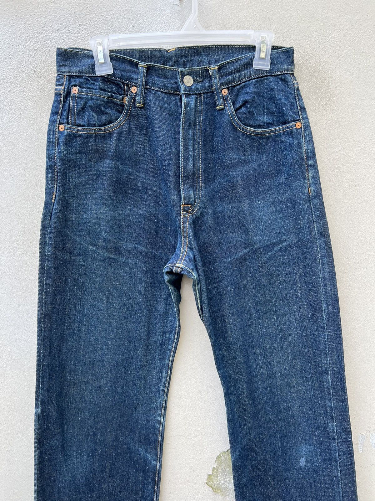 45rpm Vintage 45rpm Japan Blue Cafe Denim Jeans Size US 31 - 7 Thumbnail