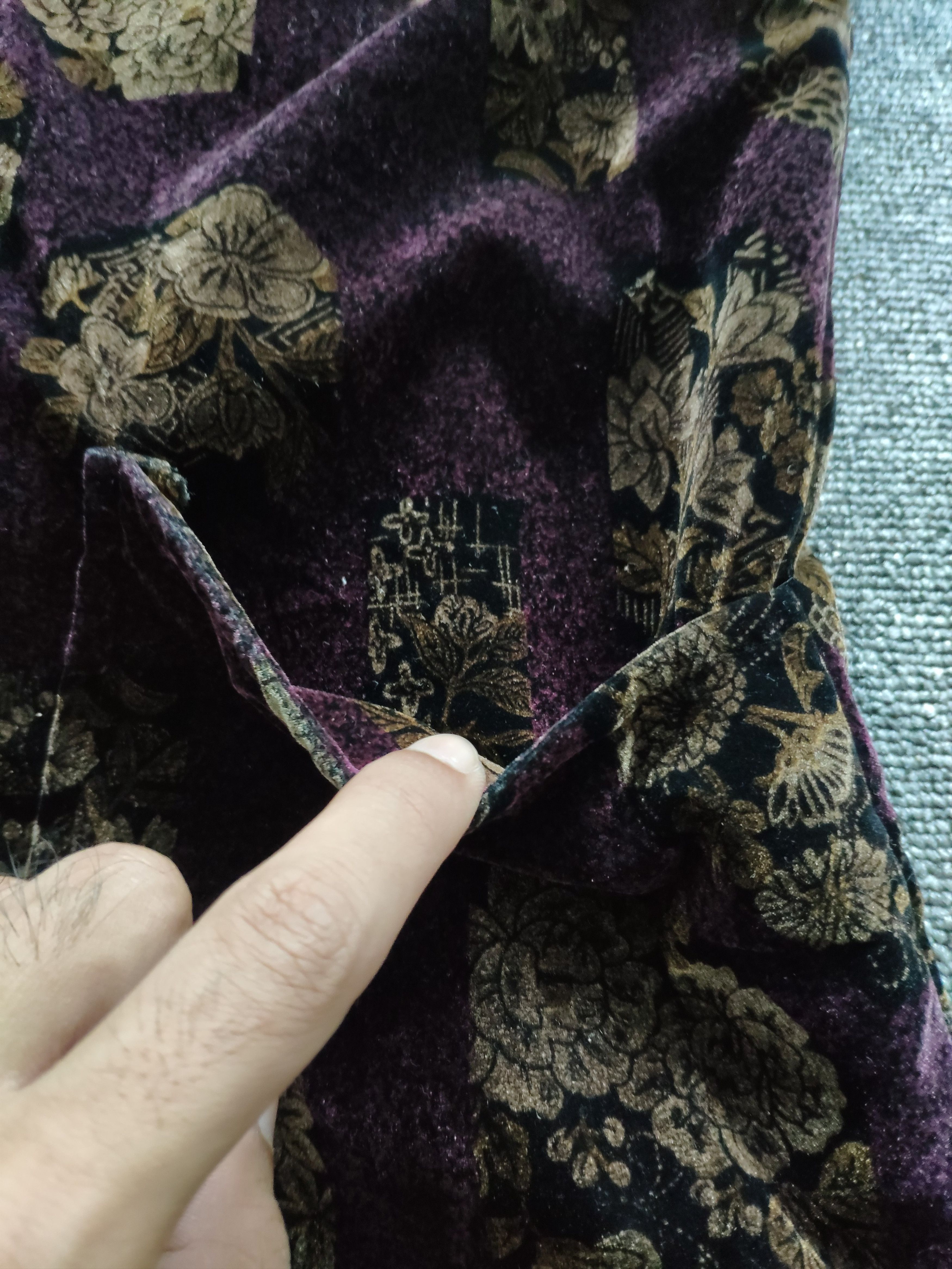 Japanese Brand × Velvet Vintage Cropped Vest Cardigan Velvet Lining Sherpa Size M / US 6-8 / IT 42-44 - 8 Thumbnail