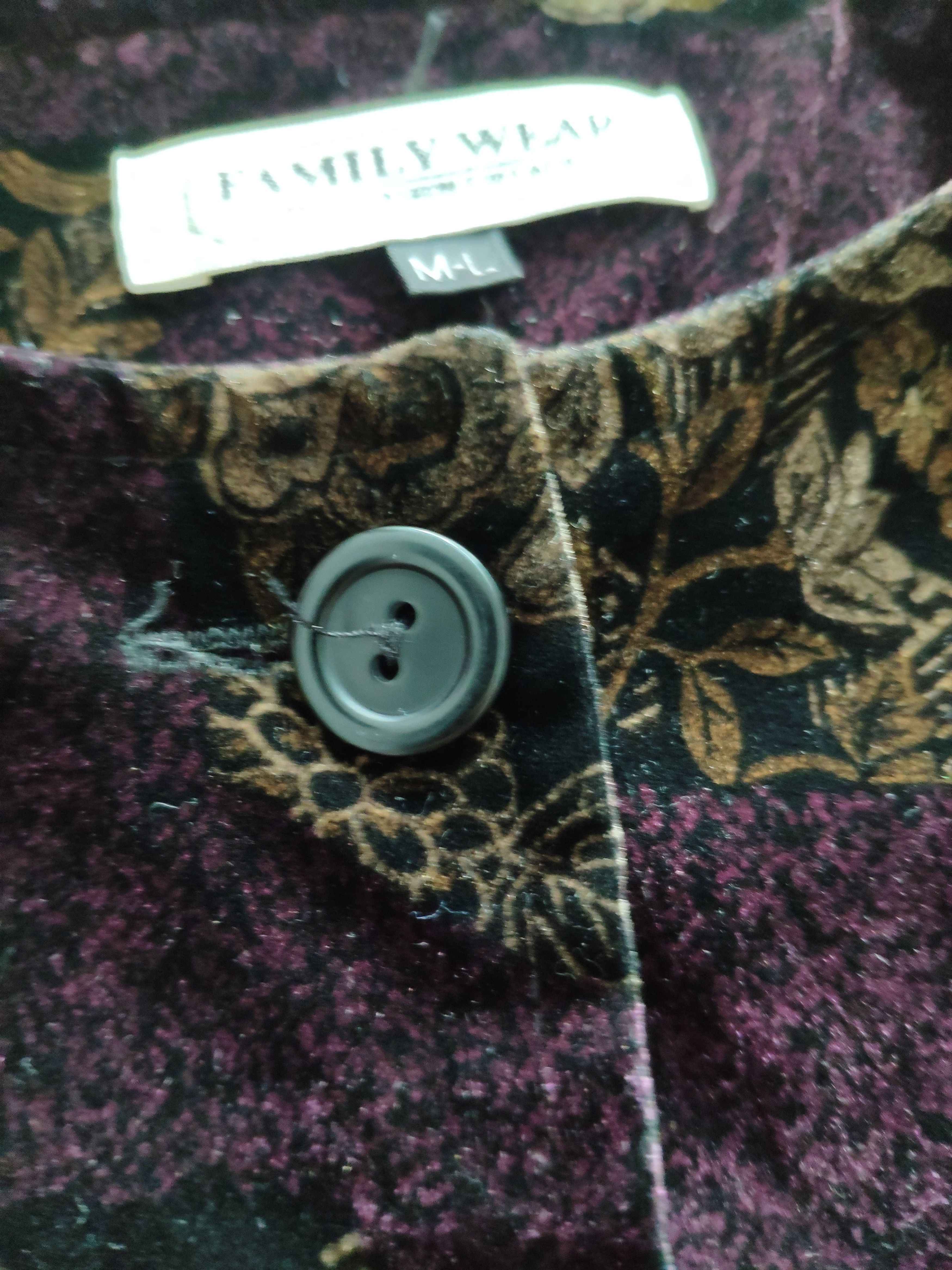 Japanese Brand × Velvet Vintage Cropped Vest Cardigan Velvet Lining Sherpa Size M / US 6-8 / IT 42-44 - 10 Thumbnail