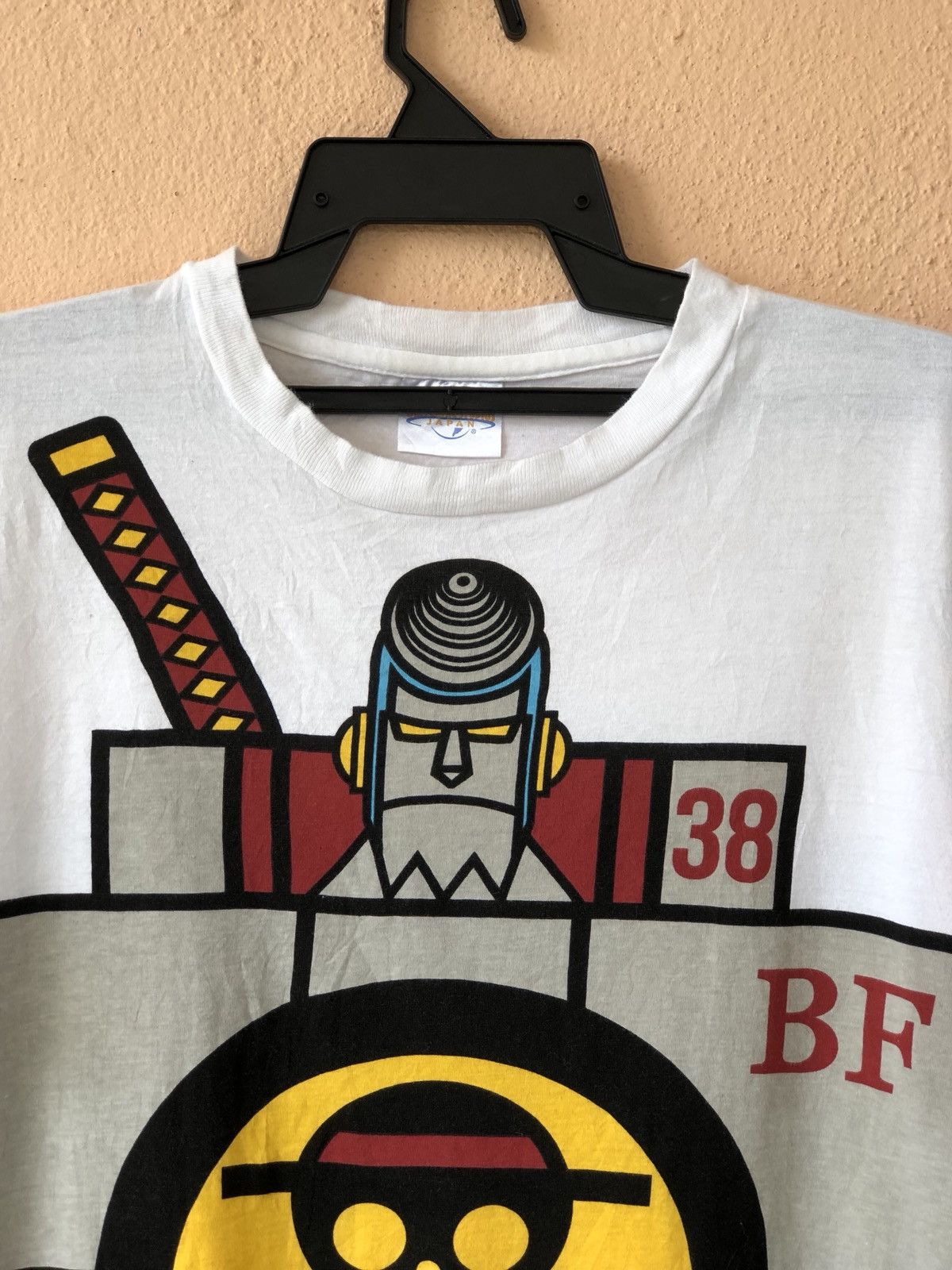 Anime × Vintage Vintage 00s One Piece SHOGUN PRANKY Overprint Tee Size US L / EU 52-54 / 3 - 4 Thumbnail