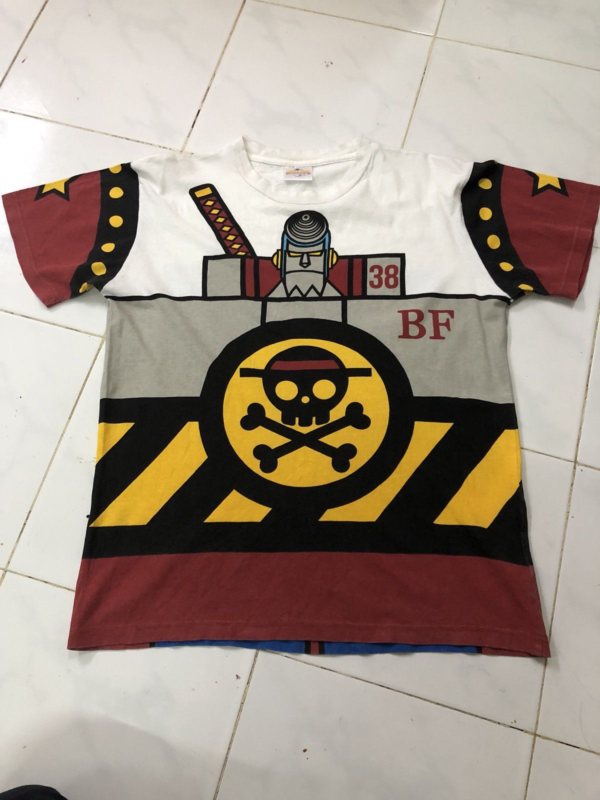 Anime × Vintage Vintage 00s One Piece SHOGUN PRANKY Overprint Tee Size US L / EU 52-54 / 3 - 13 Thumbnail