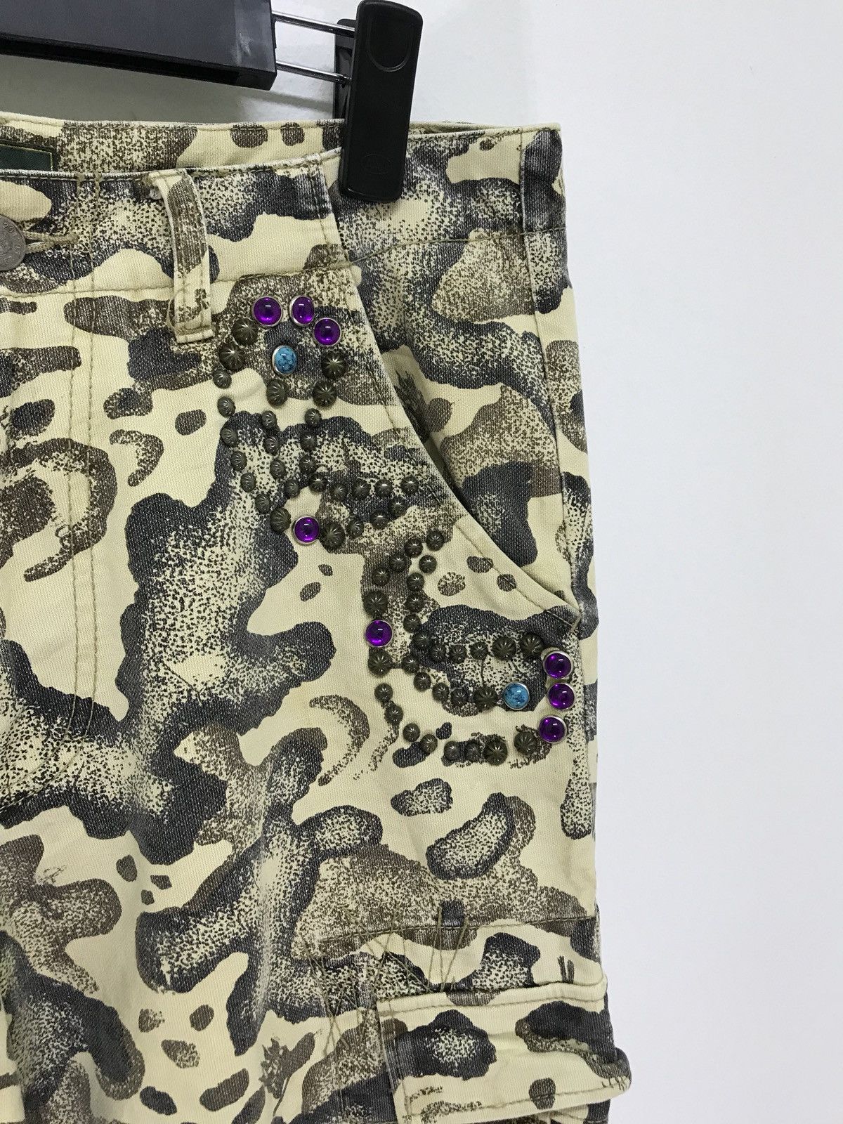 Japanese Brand Japan Brand 291295 Homme Cargo Pant Camo Water Mud Regular Size US 31 - 7 Thumbnail