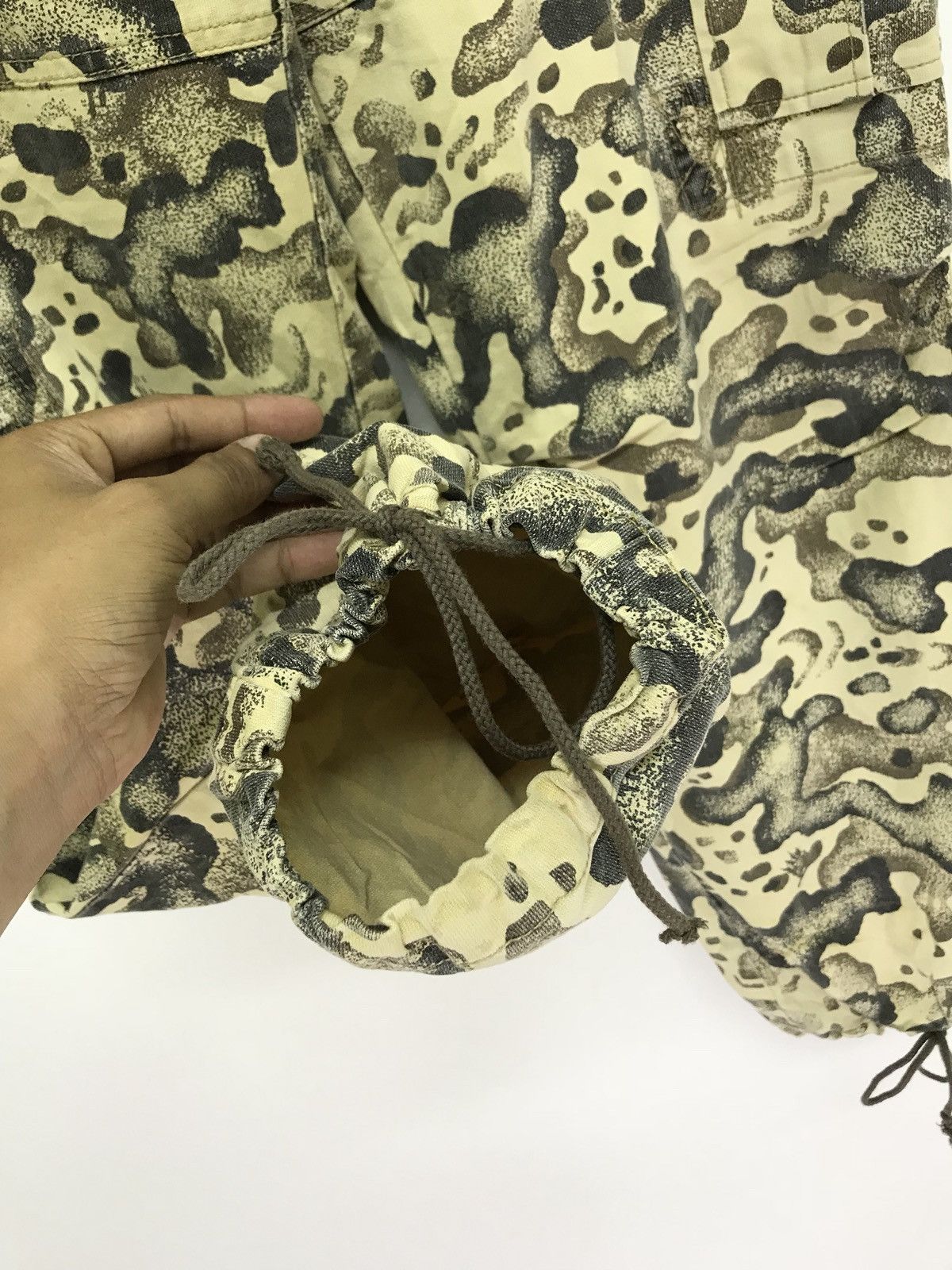 Japanese Brand Japan Brand 291295 Homme Cargo Pant Camo Water Mud Regular Size US 31 - 3 Thumbnail