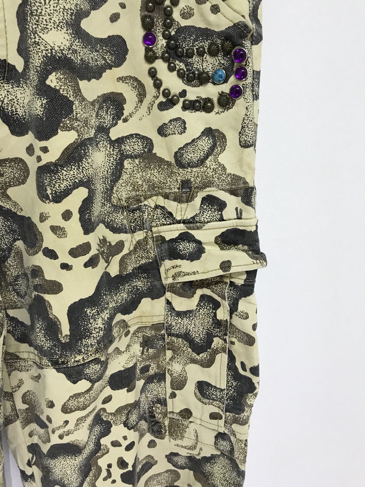 Japanese Brand Japan Brand 291295 Homme Cargo Pant Camo Water Mud Regular Size US 31 - 5 Thumbnail