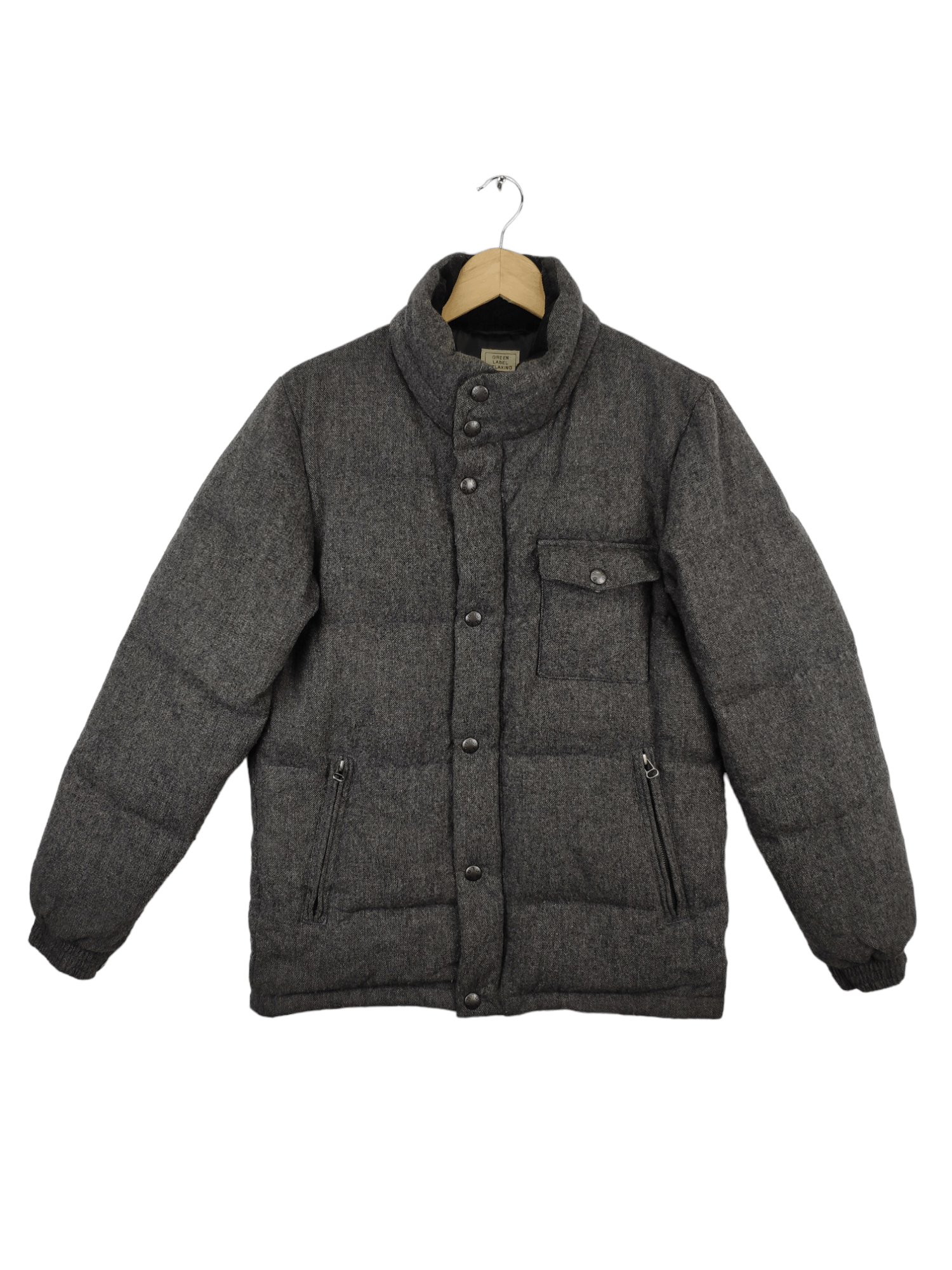 Vintage Wool Puffer Jacket Moncler Style by GLR