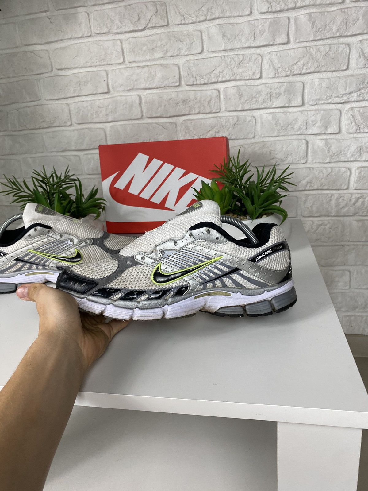 Nike × Vintage ❤️‍🔥❤️‍🔥Vintage Nike Air Zoom Structure Triax 11 Gorpcore Y2K Size US 11.5 / EU 44-45 - 2 Thumbnail