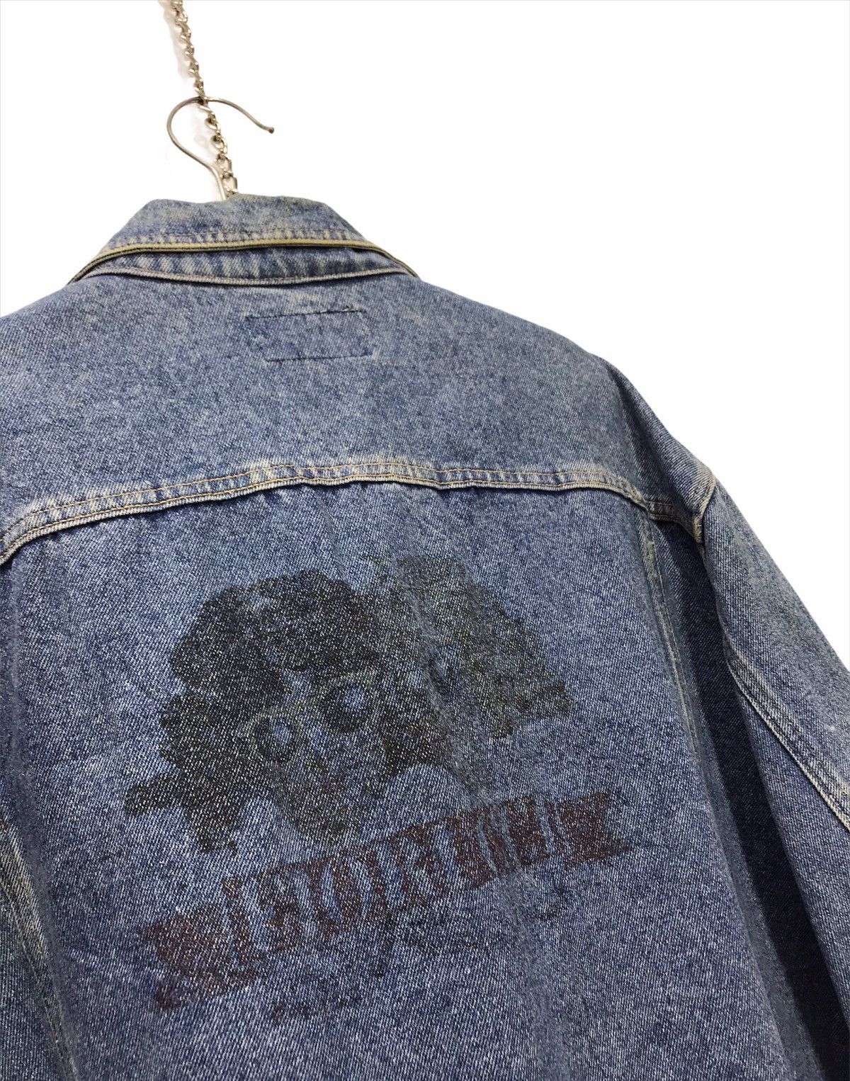 Fiorucci 🔥Rare Vtg 90s Fiorucci Denim Jacket 1🟩 Size US L / EU 52-54 / 3 - 2 Thumbnail