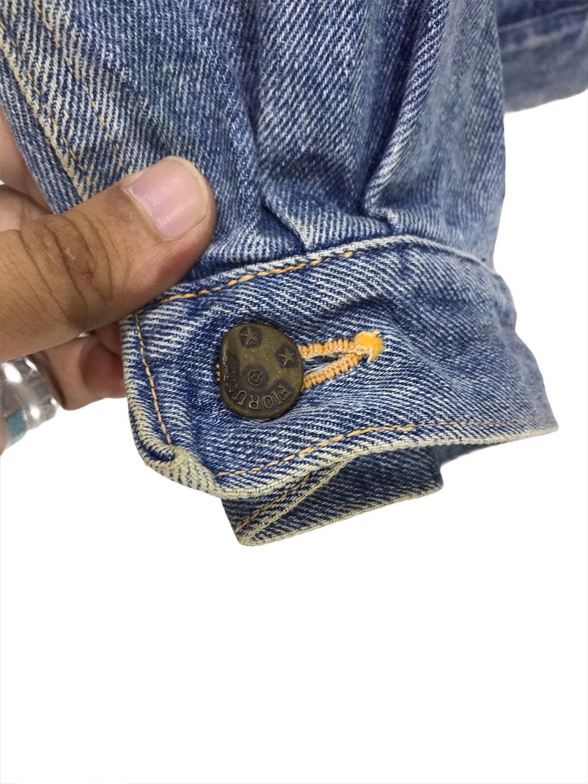 Fiorucci 🔥Rare Vtg 90s Fiorucci Denim Jacket 1🟩 Size US L / EU 52-54 / 3 - 5 Thumbnail