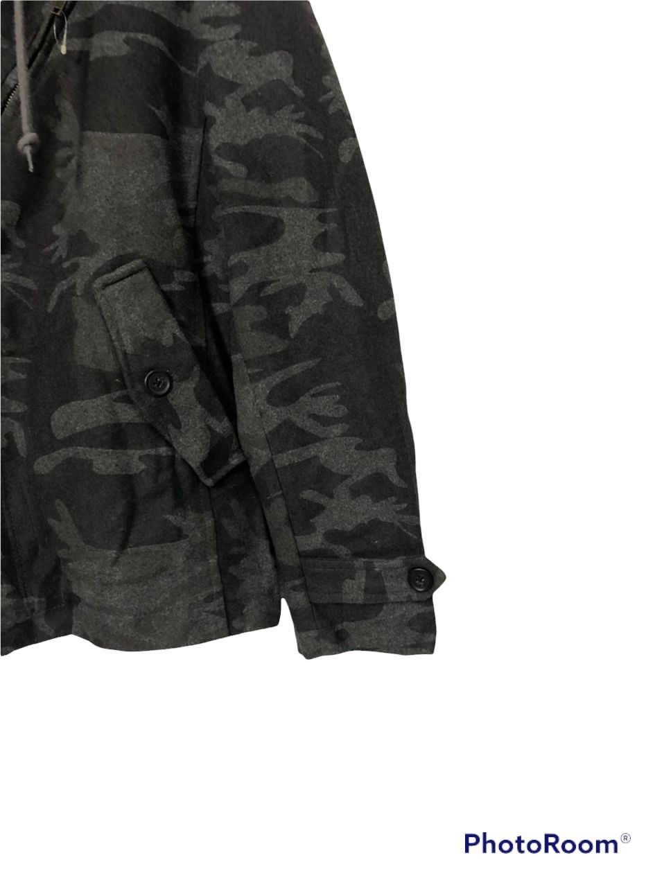 Japanese Brand Vintage Anchor Craft Camo Grey Hoodie Zipper Ups Jacket Size US M / EU 48-50 / 2 - 2 Thumbnail