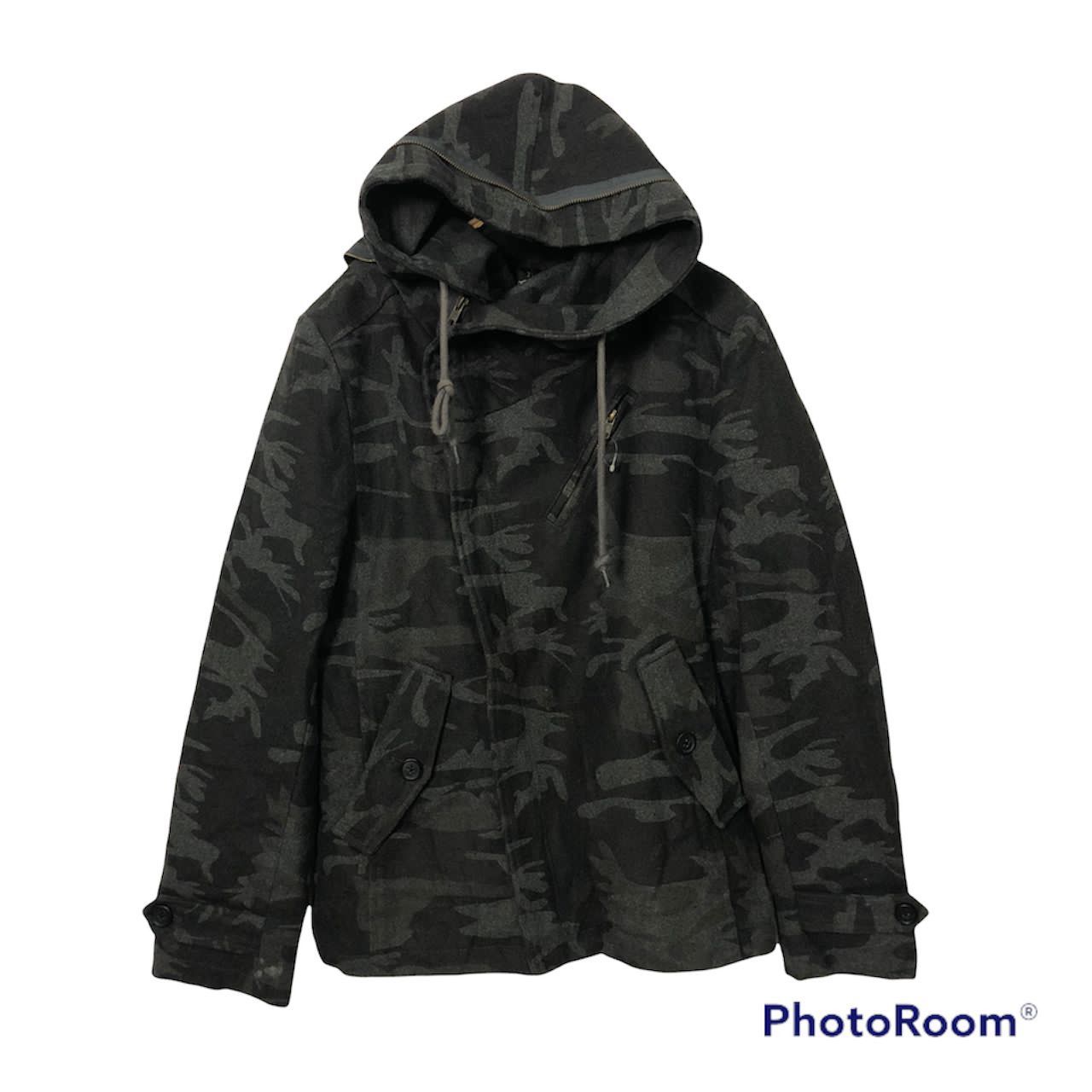 Japanese Brand Vintage Anchor Craft Camo Grey Hoodie Zipper Ups Jacket Size US M / EU 48-50 / 2 - 1 Thumbnail