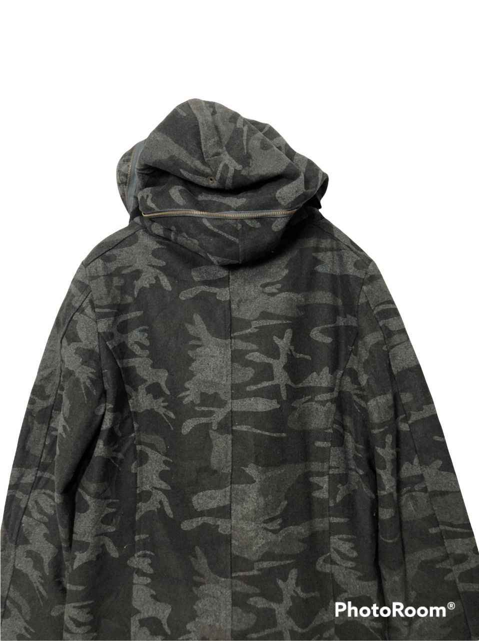 Japanese Brand Vintage Anchor Craft Camo Grey Hoodie Zipper Ups Jacket Size US M / EU 48-50 / 2 - 8 Thumbnail