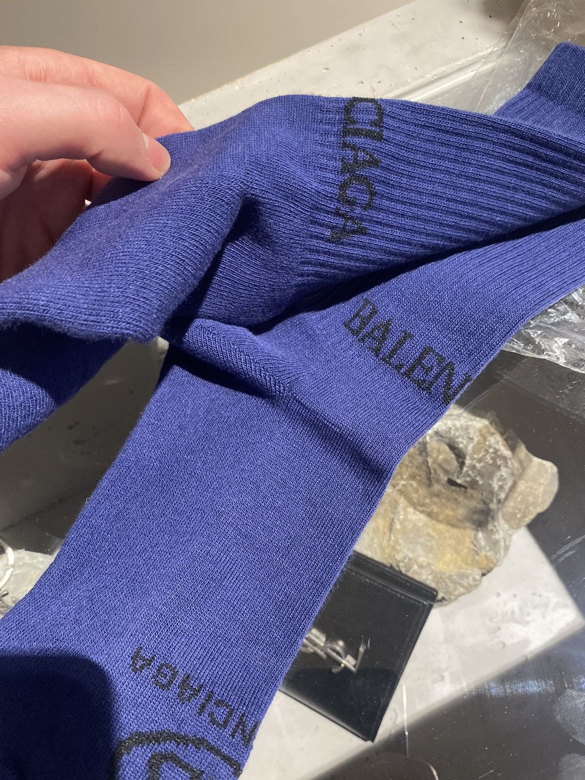 Balenciaga Balenciaga Logo Socks Size ONE SIZE - 4 Thumbnail