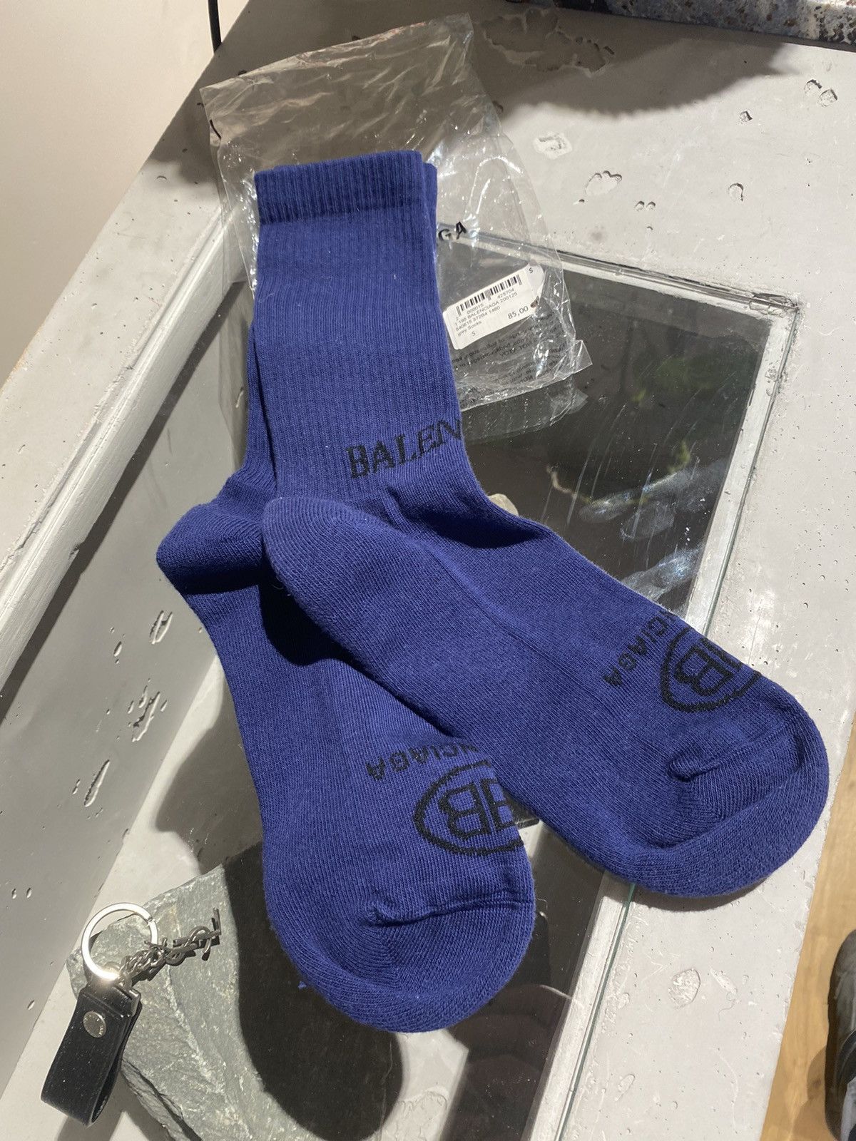 Balenciaga Balenciaga Logo Socks Size ONE SIZE - 2 Thumbnail