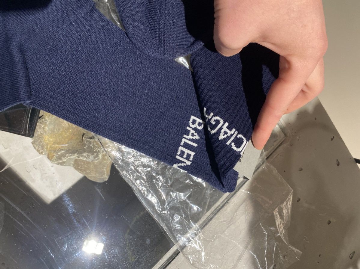 Balenciaga Balenciaga Logo Socks Size ONE SIZE - 2 Thumbnail
