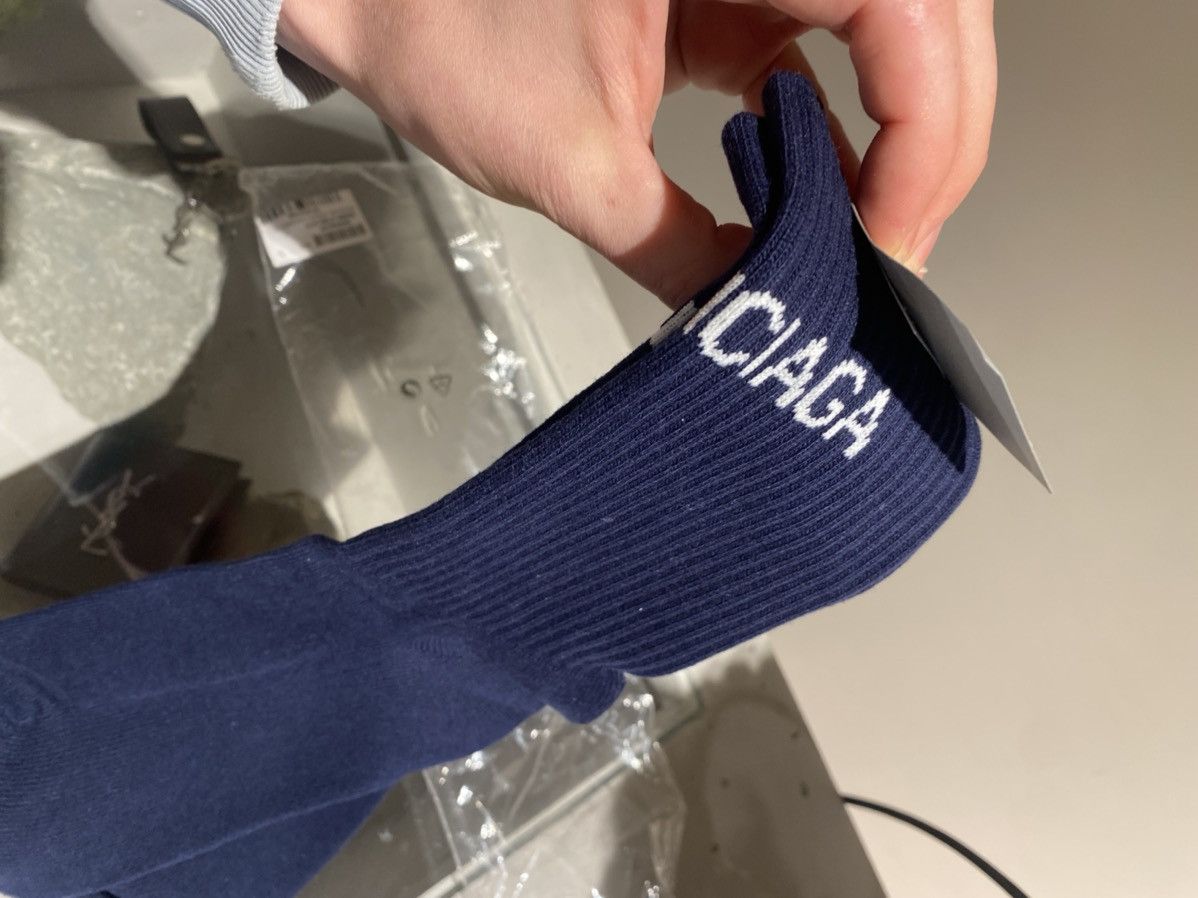Balenciaga Balenciaga Logo Socks Size ONE SIZE - 3 Thumbnail