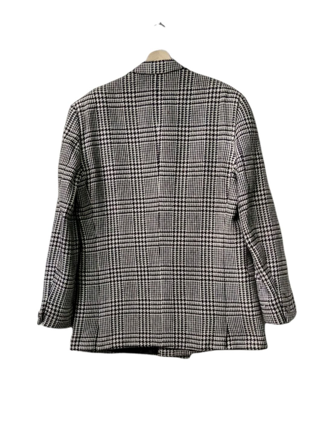 Versace RARE!Gianni Versace Prince of Whales Wool Rectangle Jacket Size 52R - 12 Thumbnail