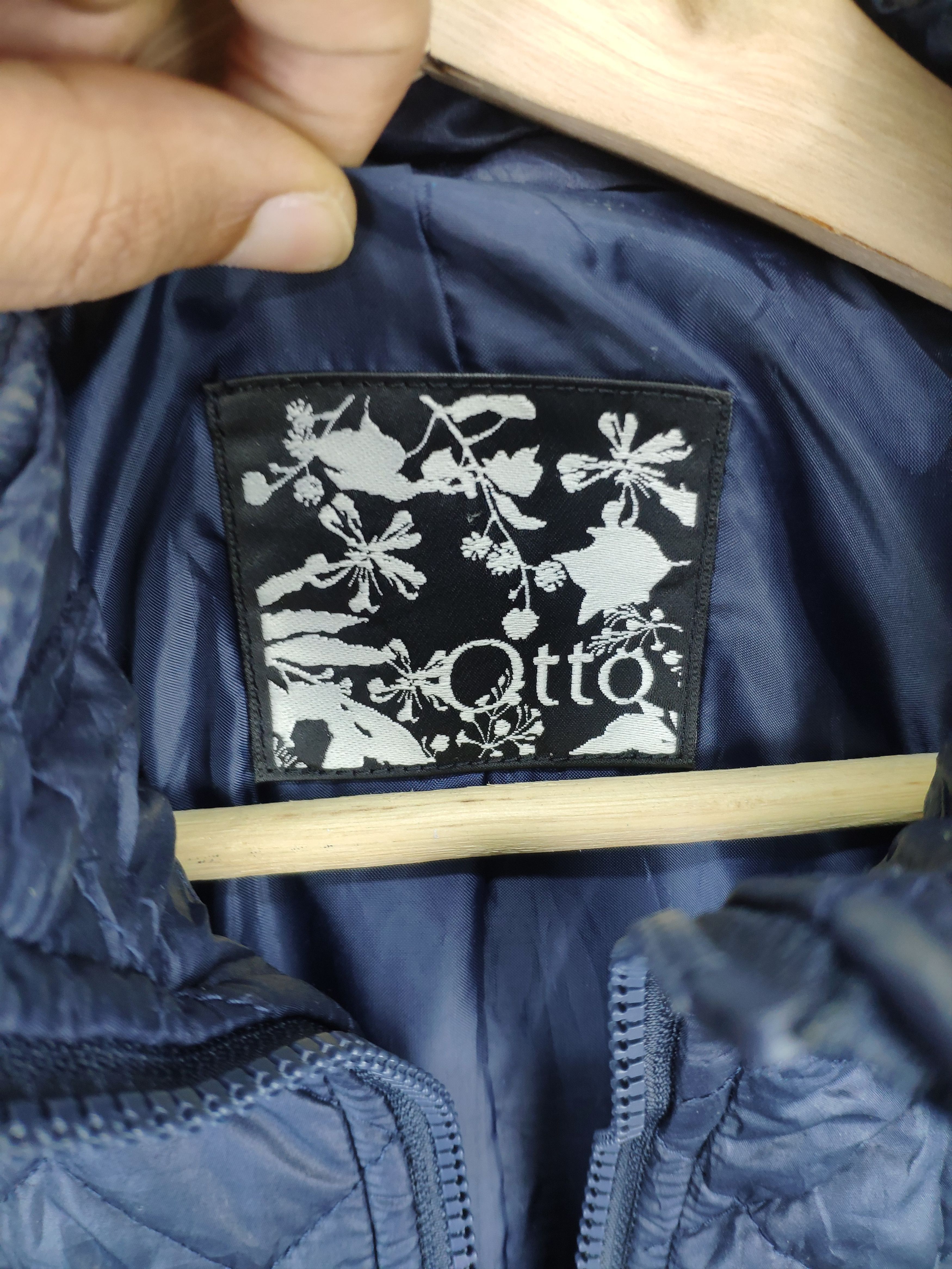 Japanese Brand × Otto Vintage Otto Down Jacket Quilted Style Size S / US 4 / IT 40 - 3 Thumbnail