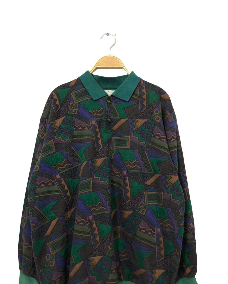 Japanese Brand Vintage Ficelle Bridgestone Multicolour Sweater Sweatshirt Size US L / EU 52-54 / 3 - 4 Thumbnail