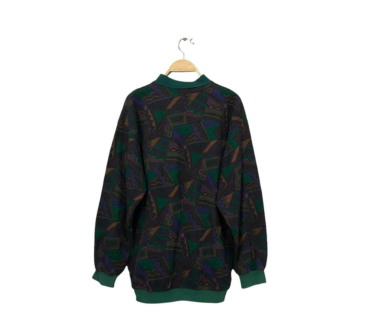 Japanese Brand Vintage Ficelle Bridgestone Multicolour Sweater Sweatshirt Size US L / EU 52-54 / 3 - 5 Thumbnail