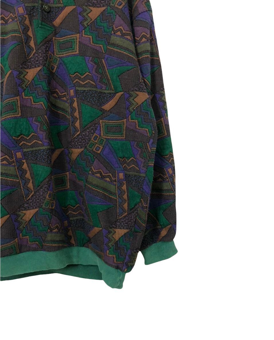 Japanese Brand Vintage Ficelle Bridgestone Multicolour Sweater Sweatshirt Size US L / EU 52-54 / 3 - 2 Thumbnail