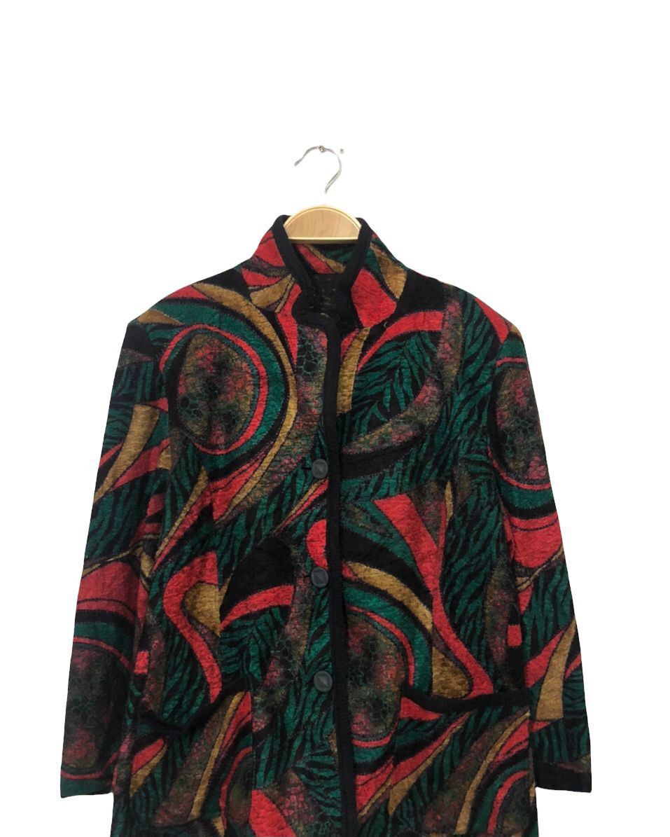 Japanese Brand Vintage Unbranded Fasion Art Button Ups Blazer Coat Jacket Size US S / EU 44-46 / 1 - 4 Thumbnail