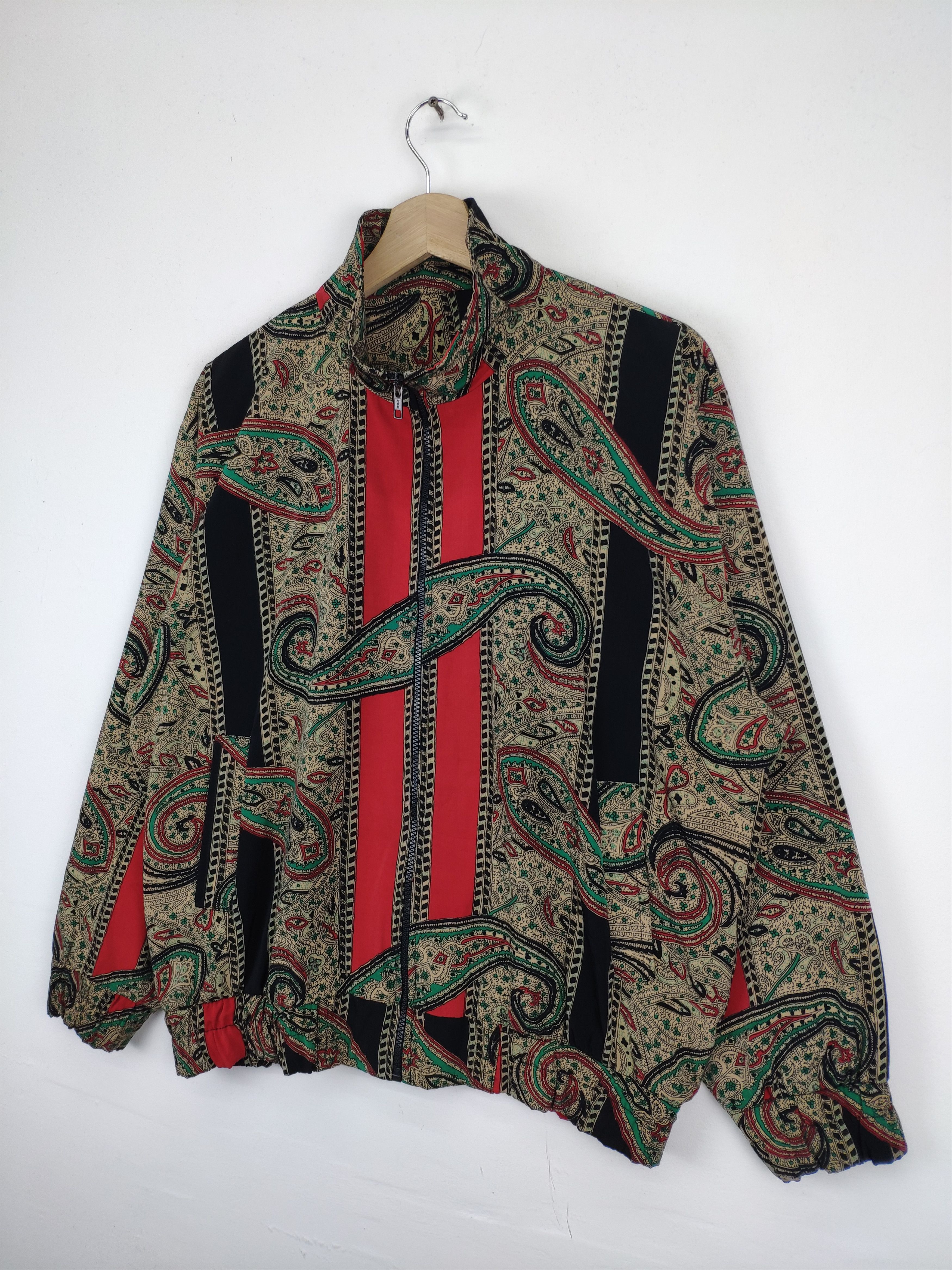Japanese Brand × Vintage Vintage Paisley Jacket Kapital Style Fullprint Size US L / EU 52-54 / 3 - 4 Thumbnail