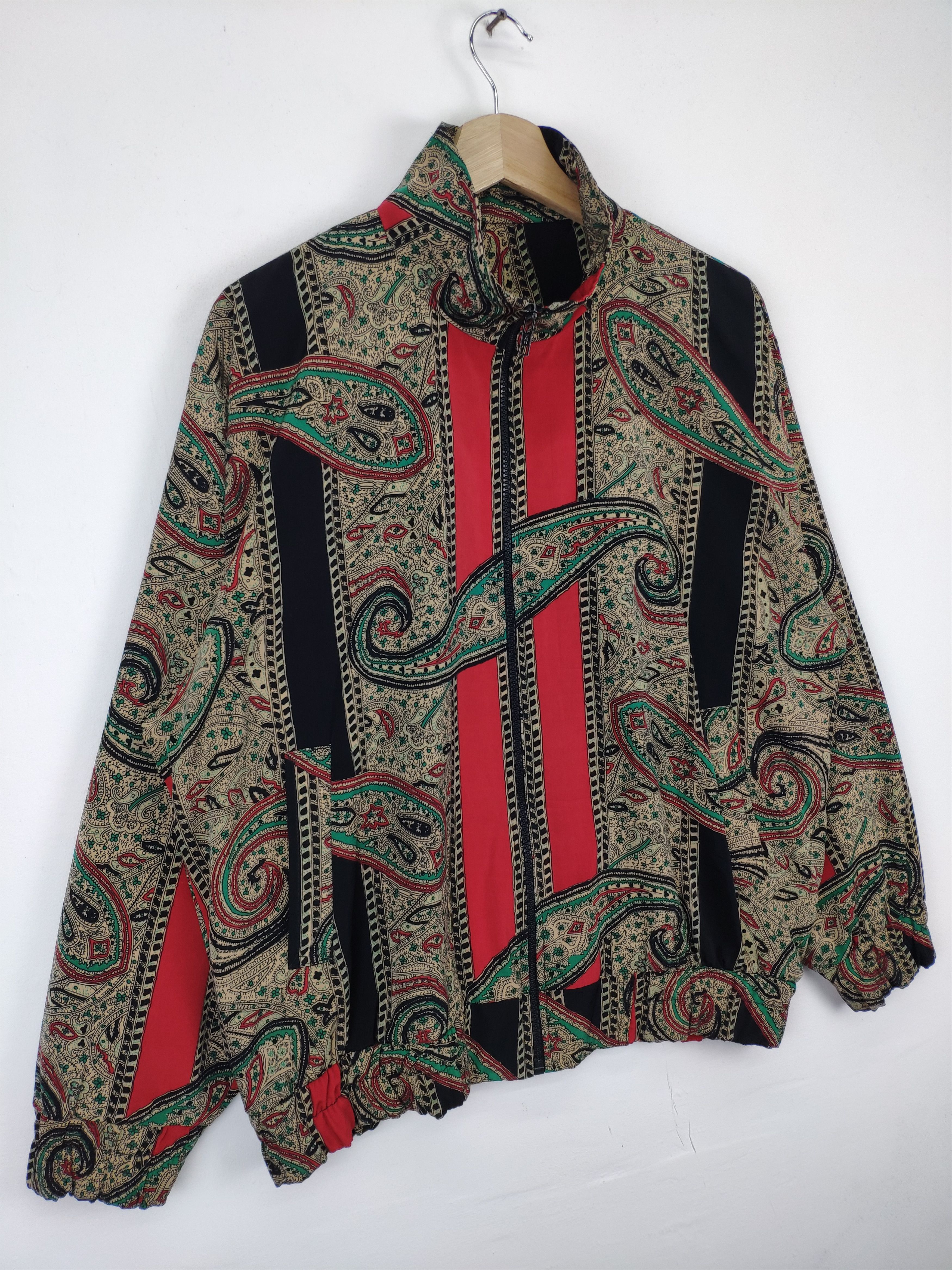 Japanese Brand × Vintage Vintage Paisley Jacket Kapital Style Fullprint Size US L / EU 52-54 / 3 - 5 Thumbnail