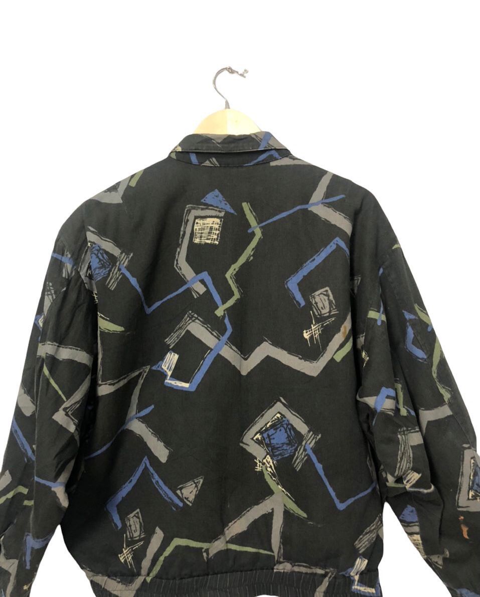 Japanese Brand Vintage Unbranded Full Print Zipper Ups Jacket Size US XL / EU 56 / 4 - 8 Thumbnail