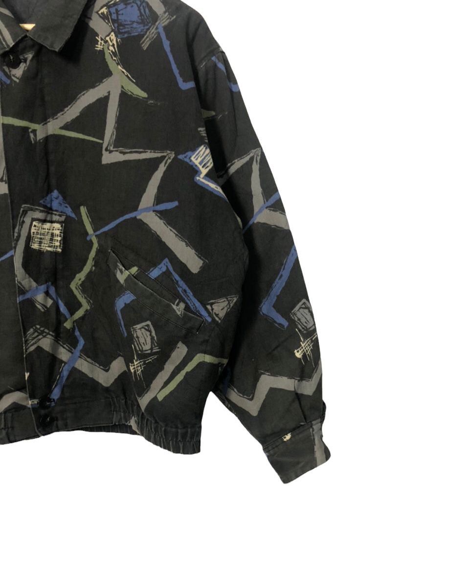 Japanese Brand Vintage Unbranded Full Print Zipper Ups Jacket Size US XL / EU 56 / 4 - 2 Thumbnail