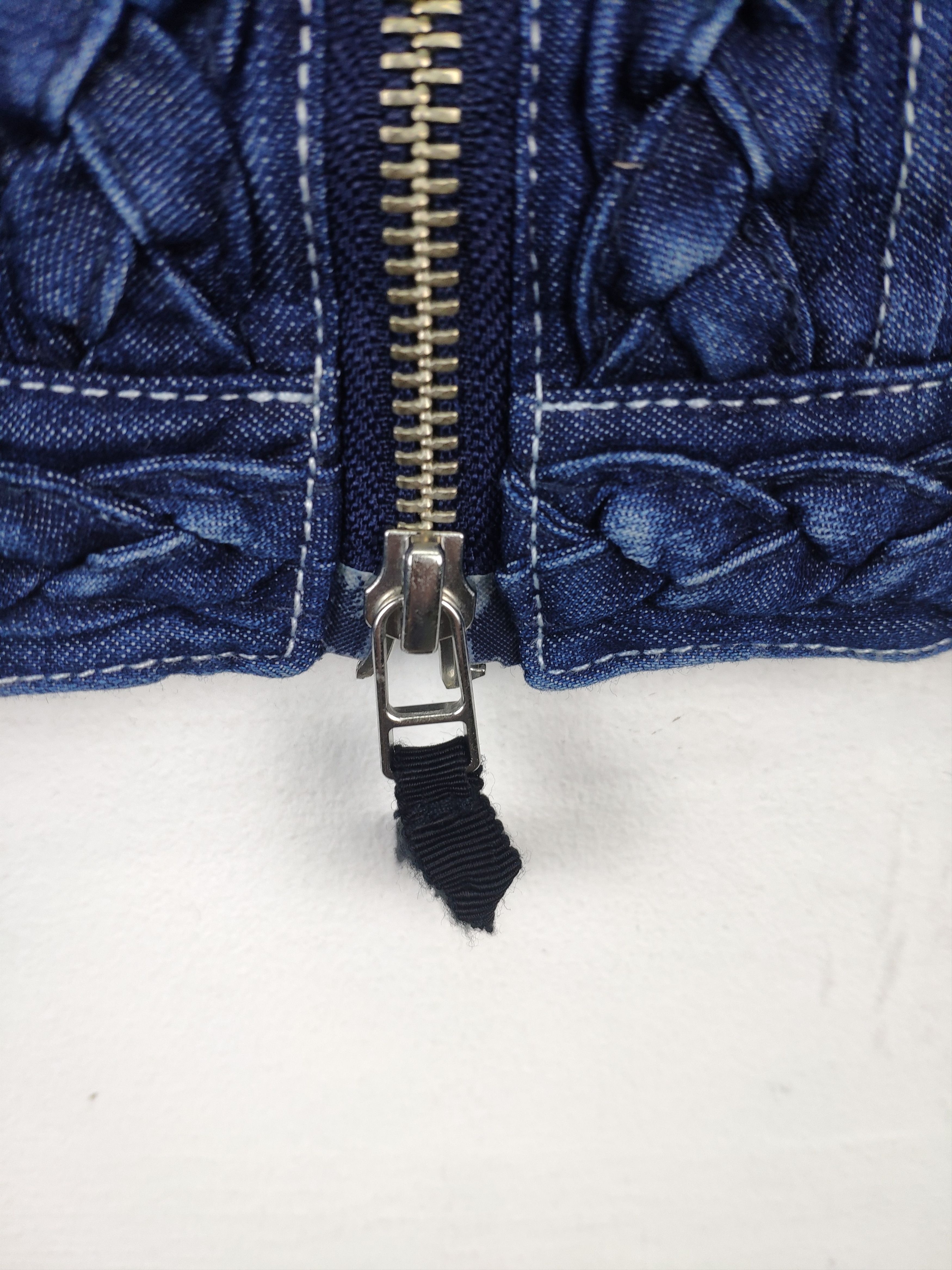 Japanese Brand Vintage Cropped Denim Jacket Japanese Style Size XS / US 0-2 / IT 36-38 - 9 Thumbnail
