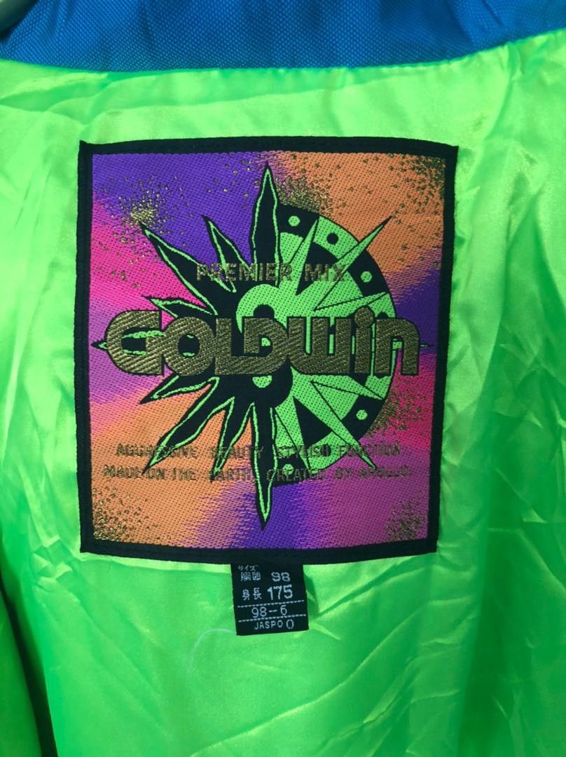 Goldwin Vintage Goldwin Embroidered Logo Zipper Ups Hoodie Jacket Size US XXL / EU 58 / 5 - 10 Thumbnail