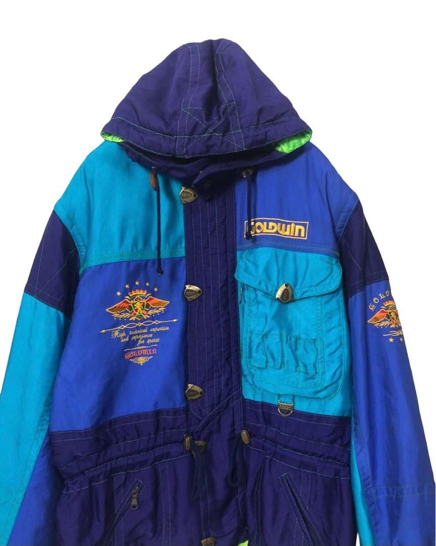 Goldwin Vintage Goldwin Embroidered Logo Zipper Ups Hoodie Jacket Size US XXL / EU 58 / 5 - 4 Thumbnail