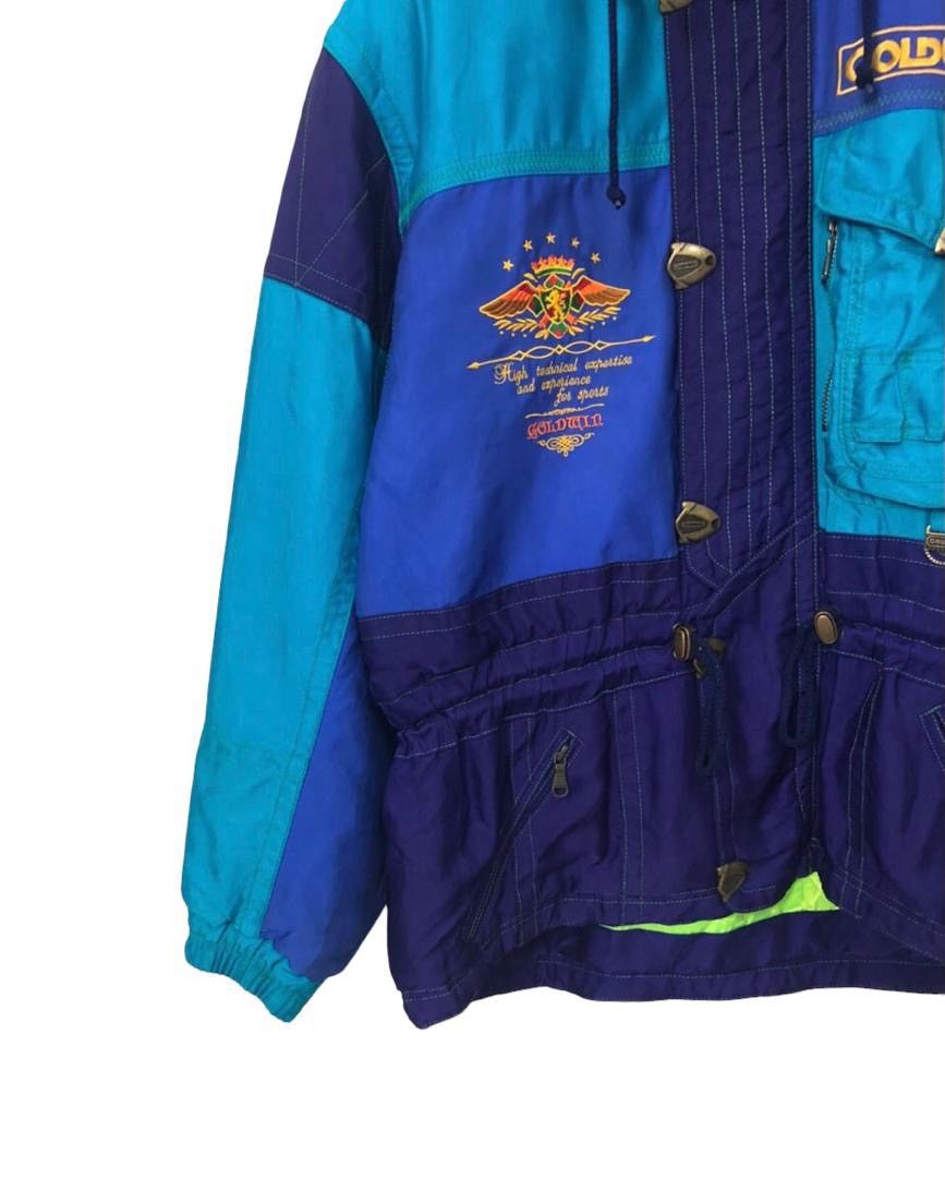 Goldwin Vintage Goldwin Embroidered Logo Zipper Ups Hoodie Jacket Size US XXL / EU 58 / 5 - 3 Thumbnail