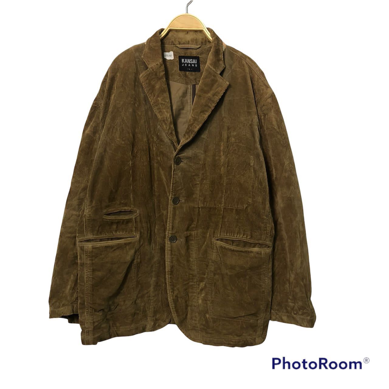 Kansai Yamamoto Vintage Kansai By Kansai Yamamoto Corduroy jacket Size US L / EU 52-54 / 3 - 1 Thumbnail