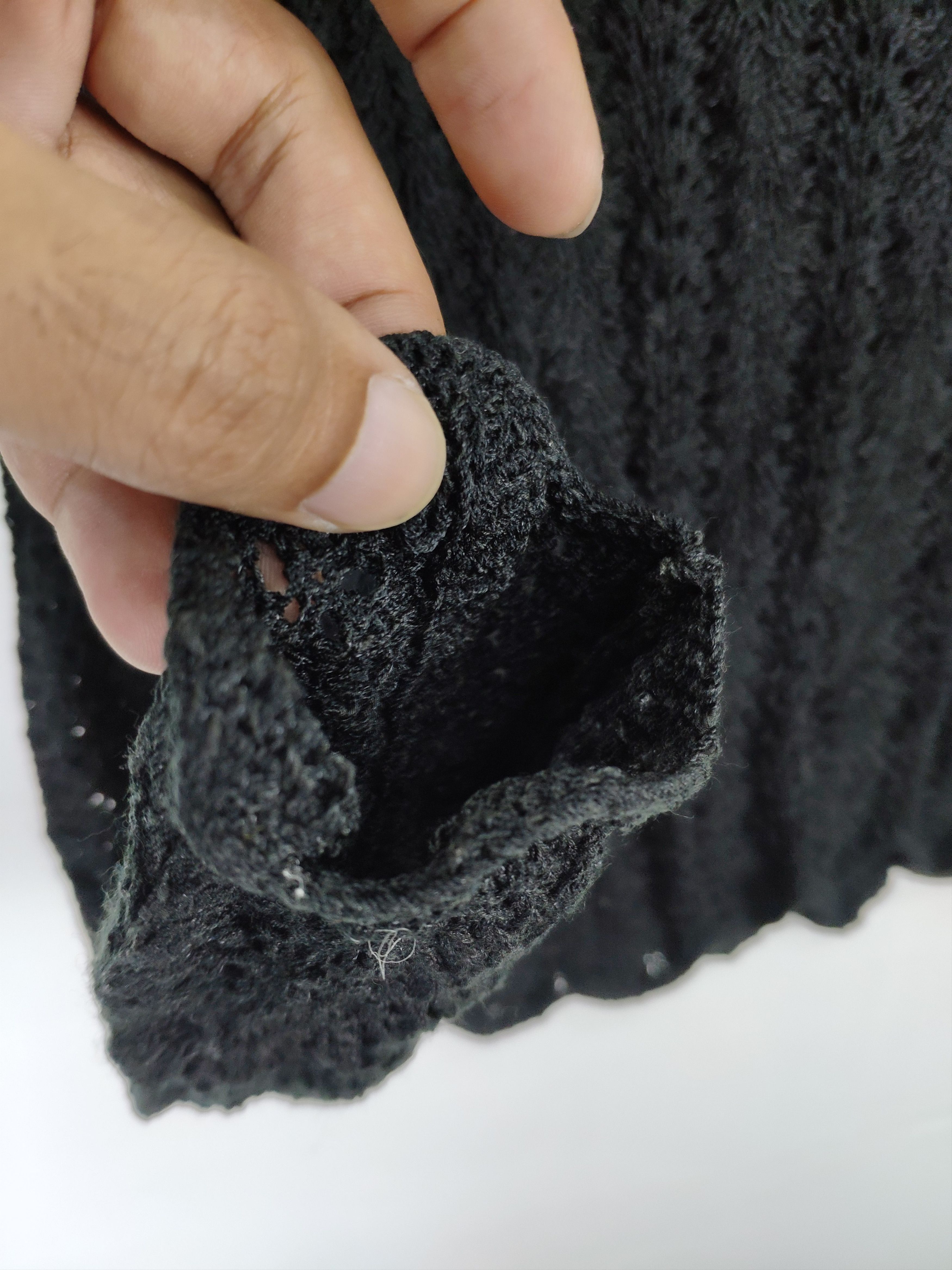 Japanese Brand × Vintage Vintage Marni Style Knit Sweater Fishnet Mesh Unbranded Size S / US 4 / IT 40 - 7 Thumbnail