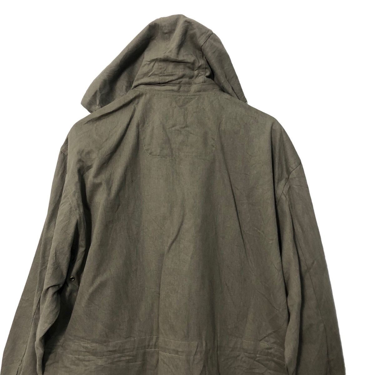 Japanese Brand Vintage Midcoats International Zipper Hoodie Oversize Jacket Size US XXL / EU 58 / 5 - 8 Thumbnail